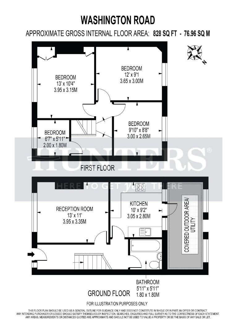 Washington Road, Worcester Park floorplan