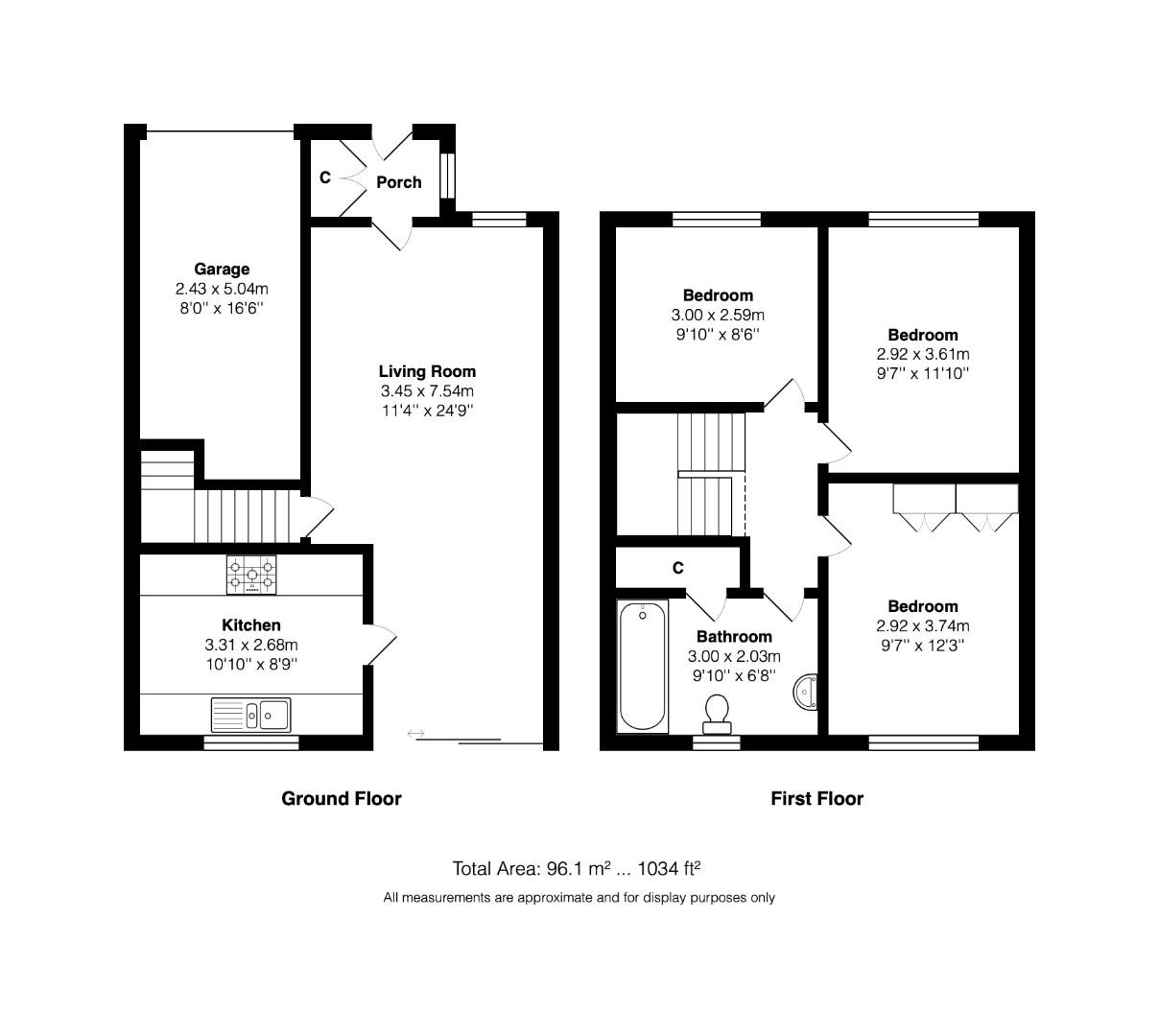 104, Kent Crescent, Pudsey floorplan