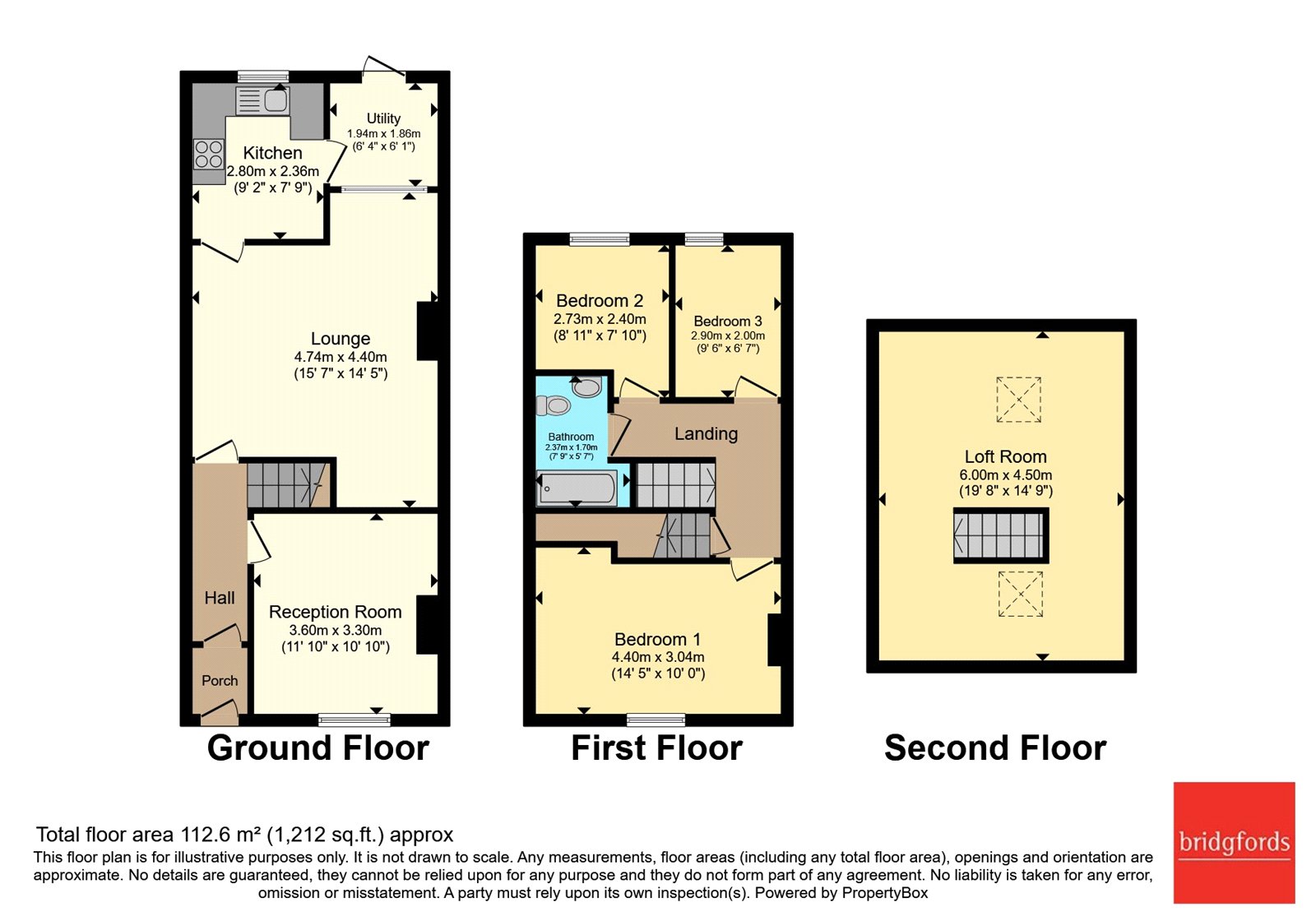 7, Woodville Road, Blackburn floorplan