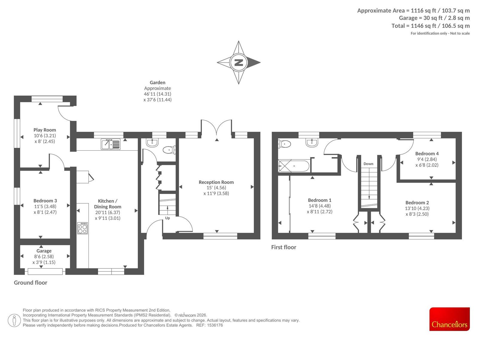 THORNEY LEYS, Witney floorplan