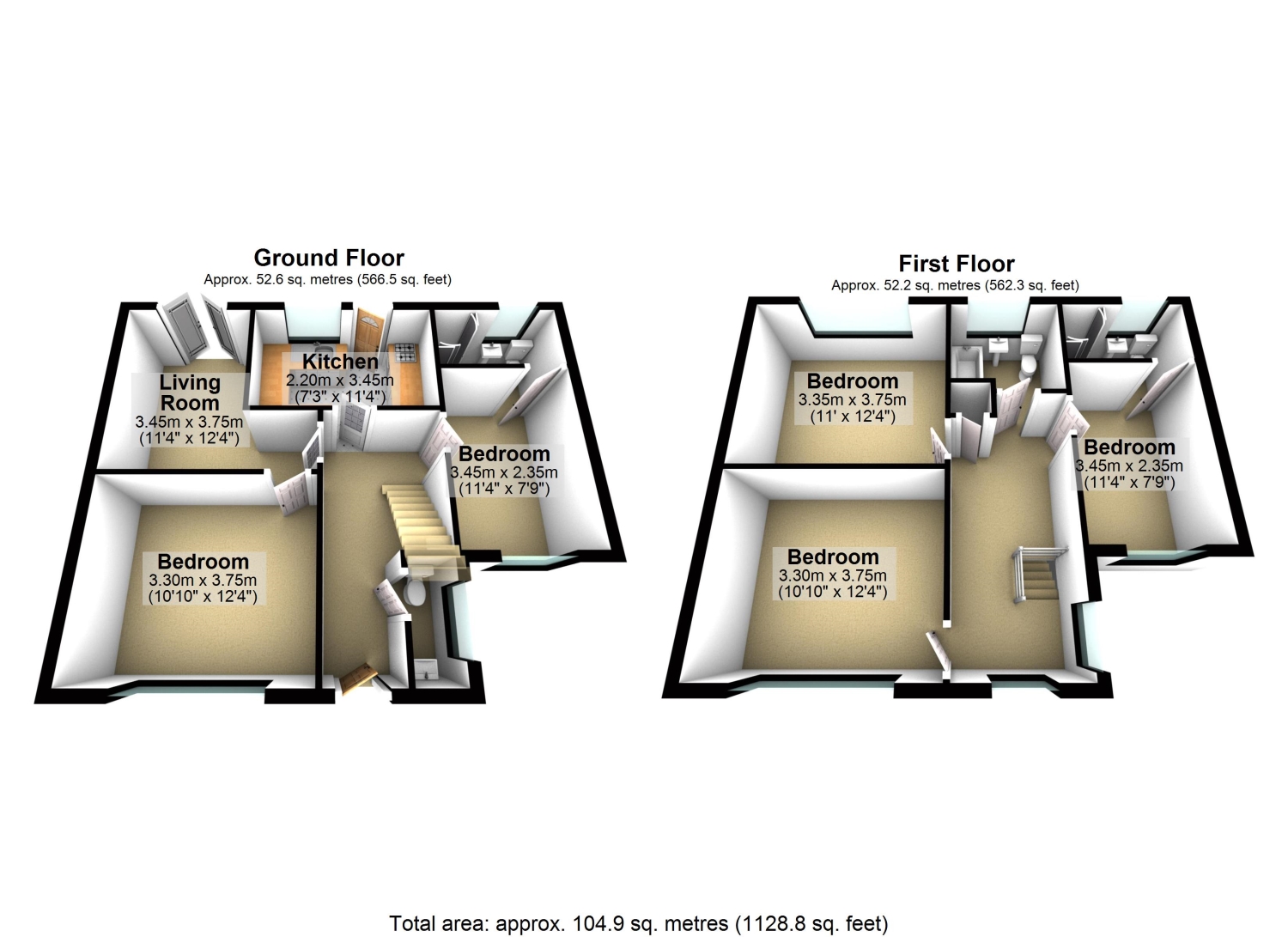 117, Spring Rise, Egham floorplan