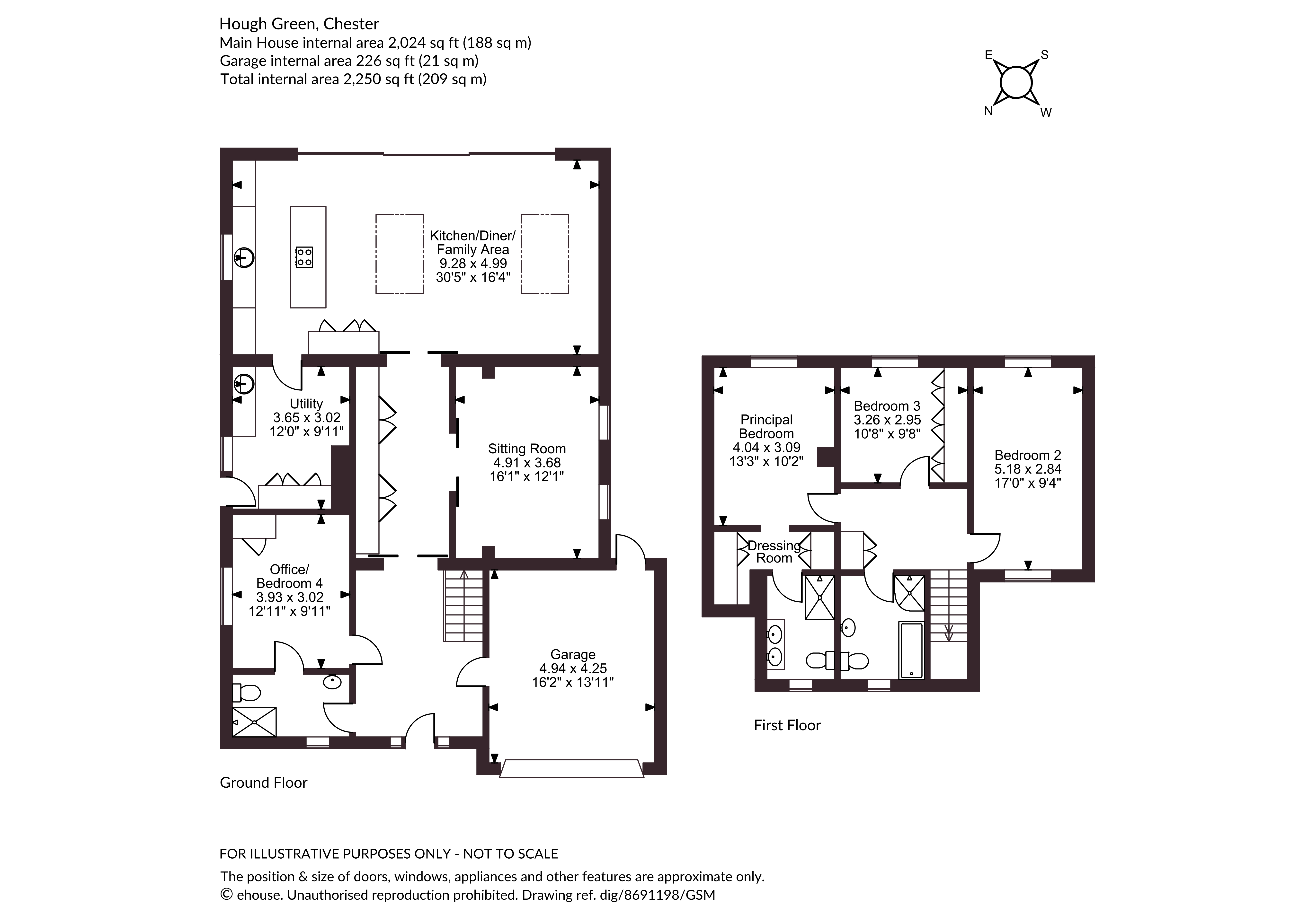 Croquet View, 65, Hough Green, Cheshire floorplan