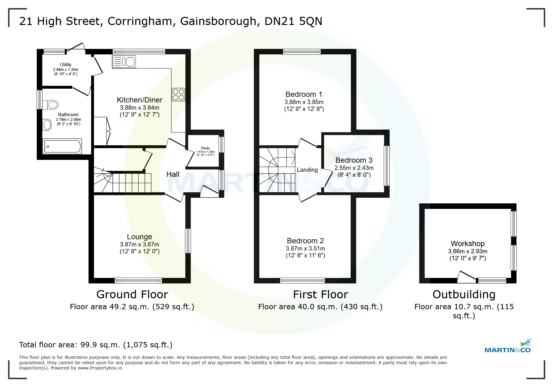 21, High Street, Gainsborough floorplan