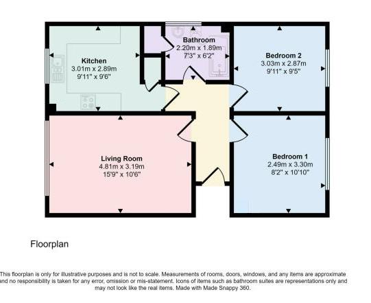 65 Harkwood Court, Manton Road, Poole floorplan