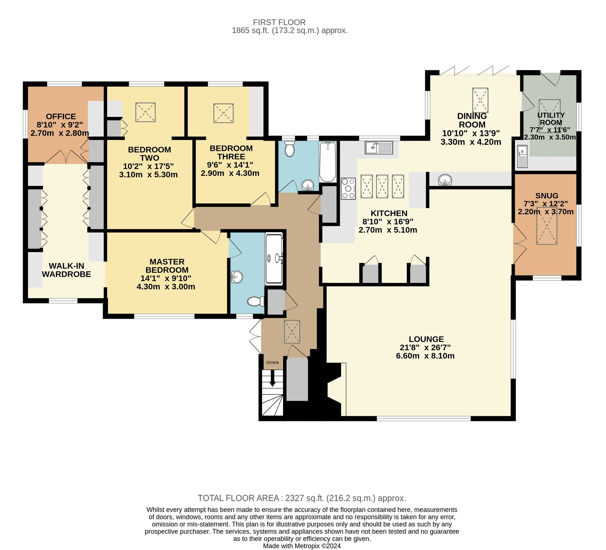 39 Almshouse Lane floorplan
