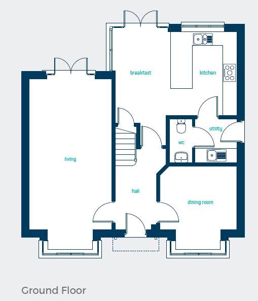 4 Bedrooms Detached house for sale in The Betws, Village Road, Northop Hall, Flintshire CH7