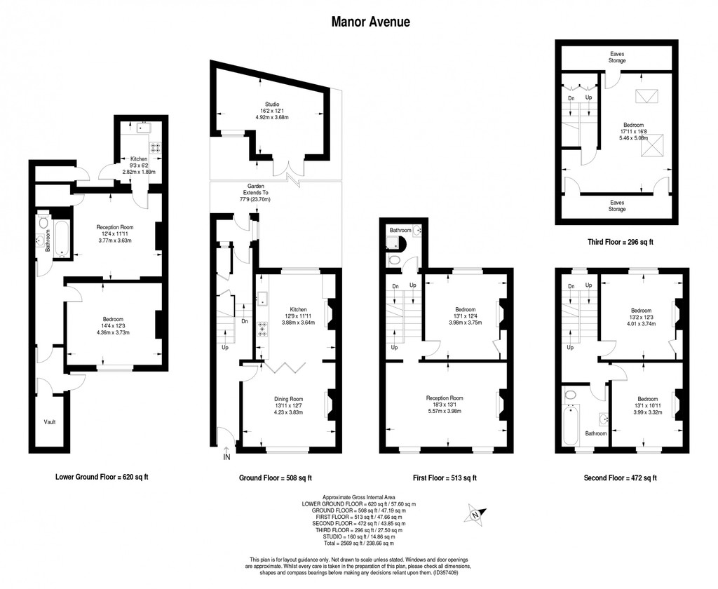 24, Manor Avenue, Brockley floorplan