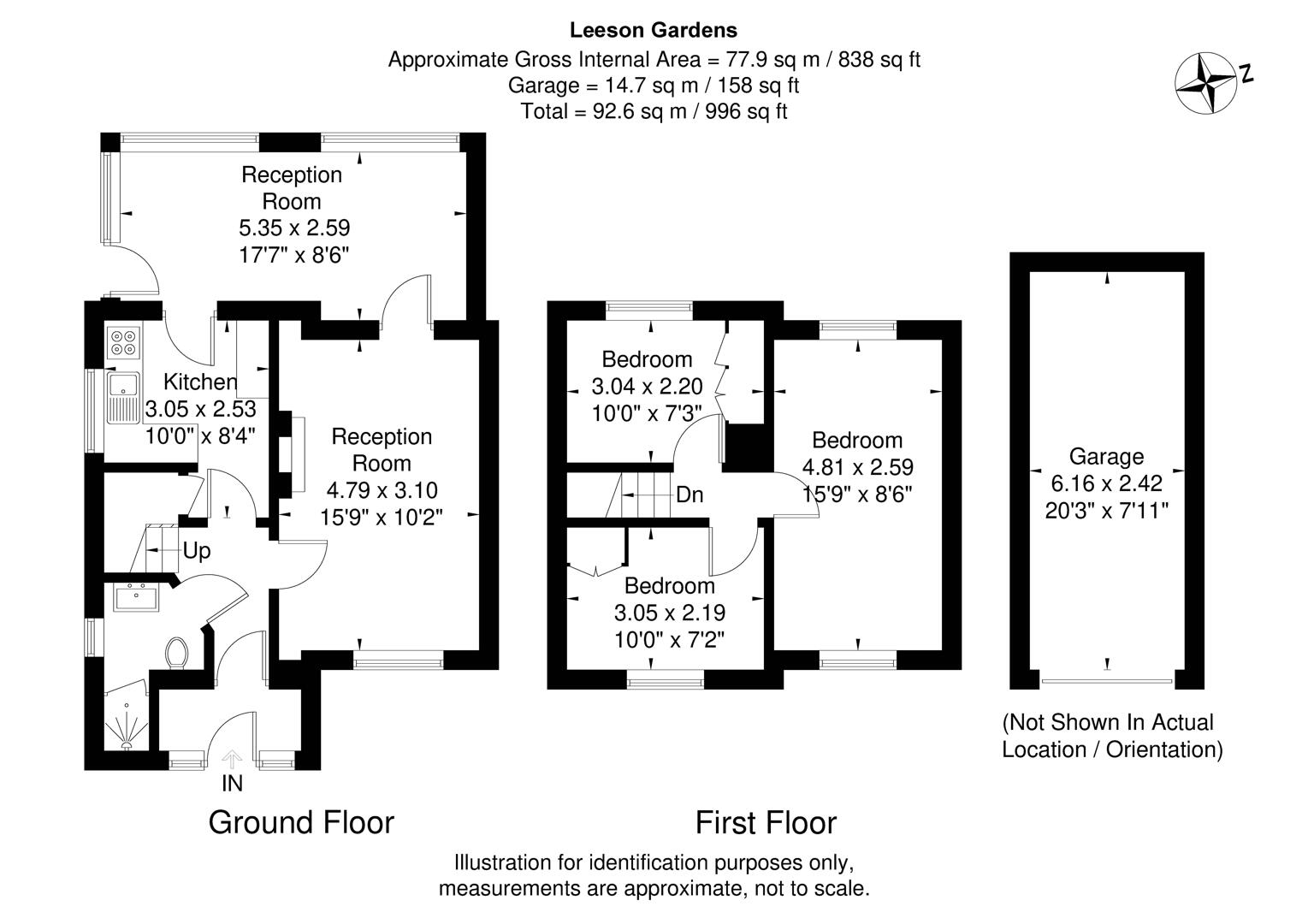 8, Leeson Gardens, Eton Wick Windsor floorplan