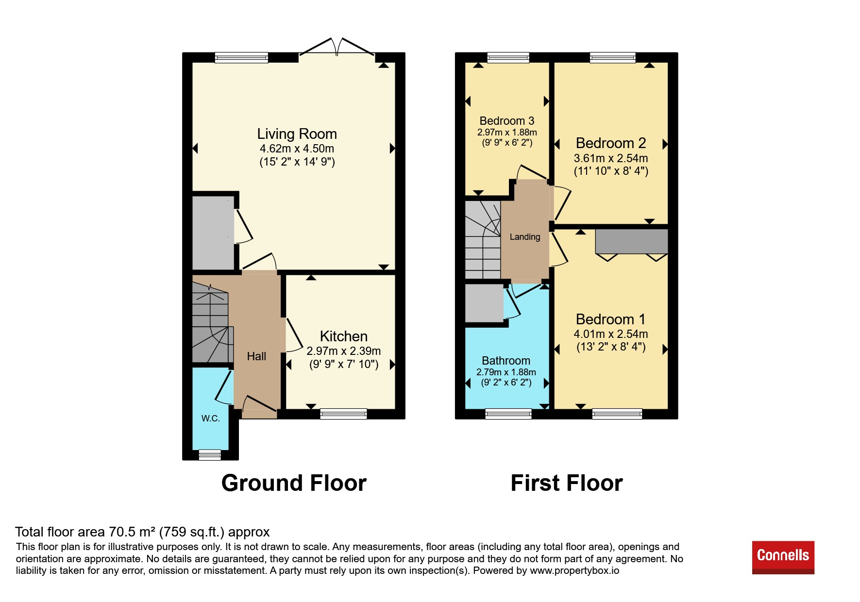 Chandlers Walk, Exeter floorplan
