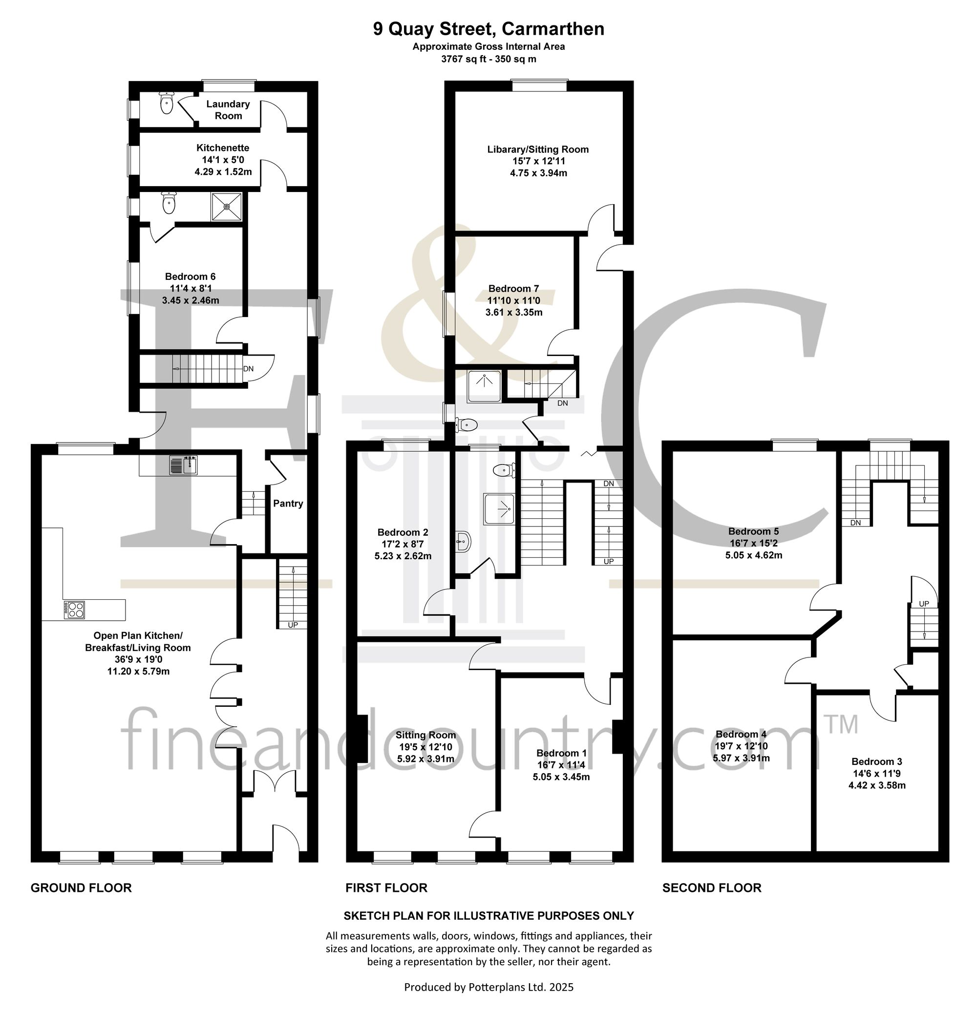 9 Quay Street, Carmarthen floorplan