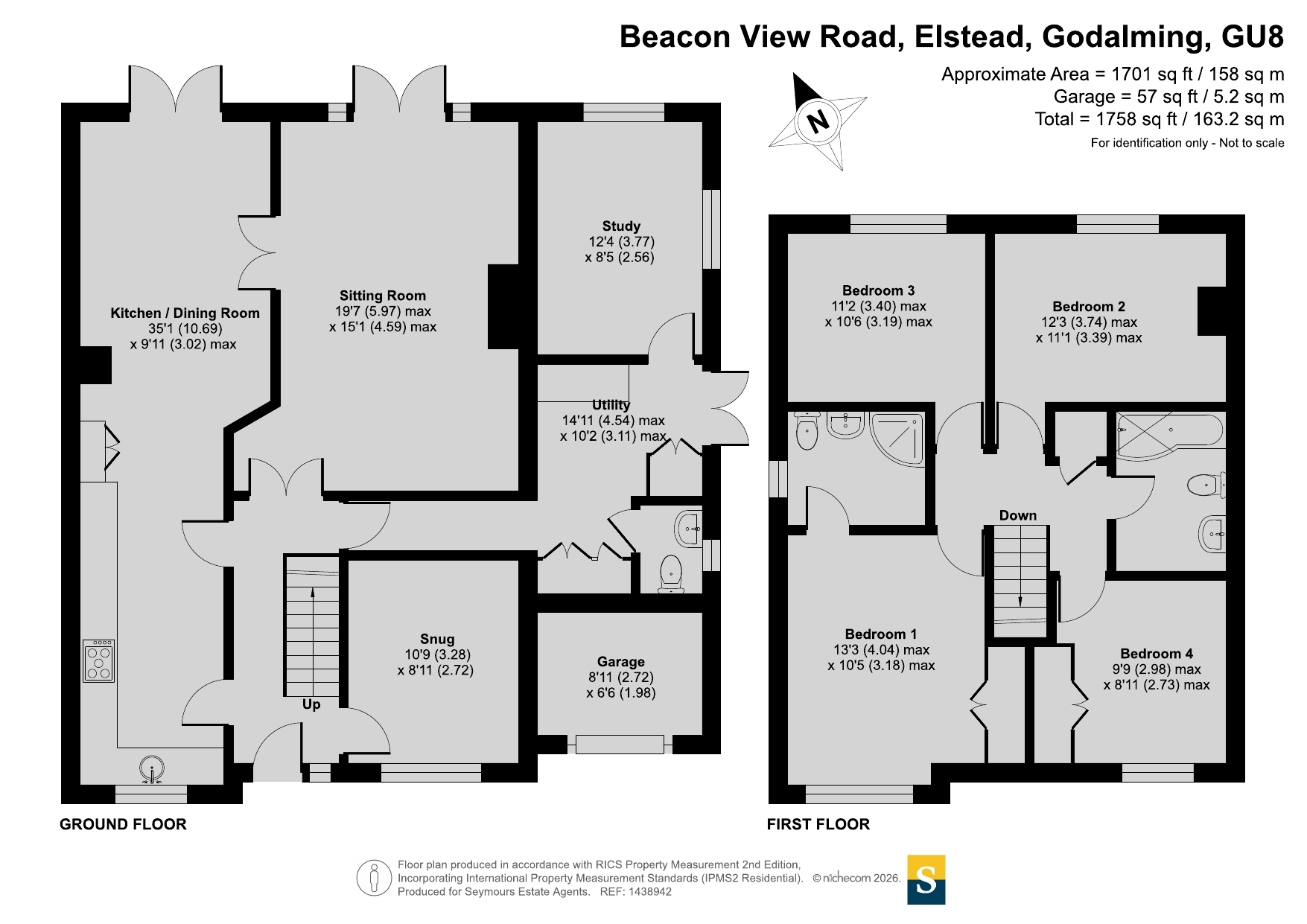 The Rookery,, Beacon View Road, Godalming floorplan