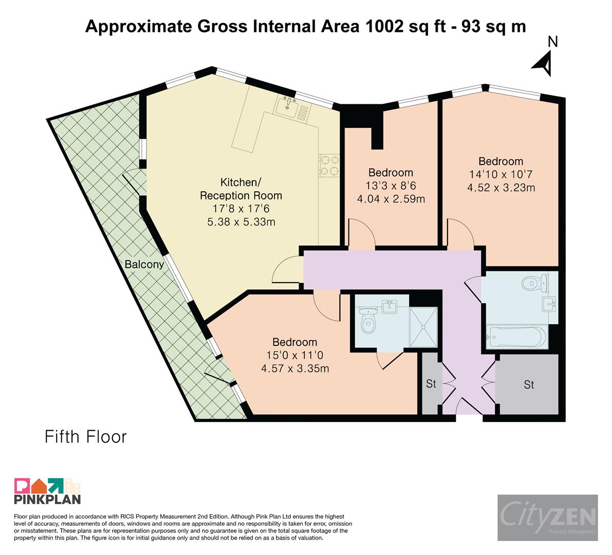 24 Cable Walk, London floorplan