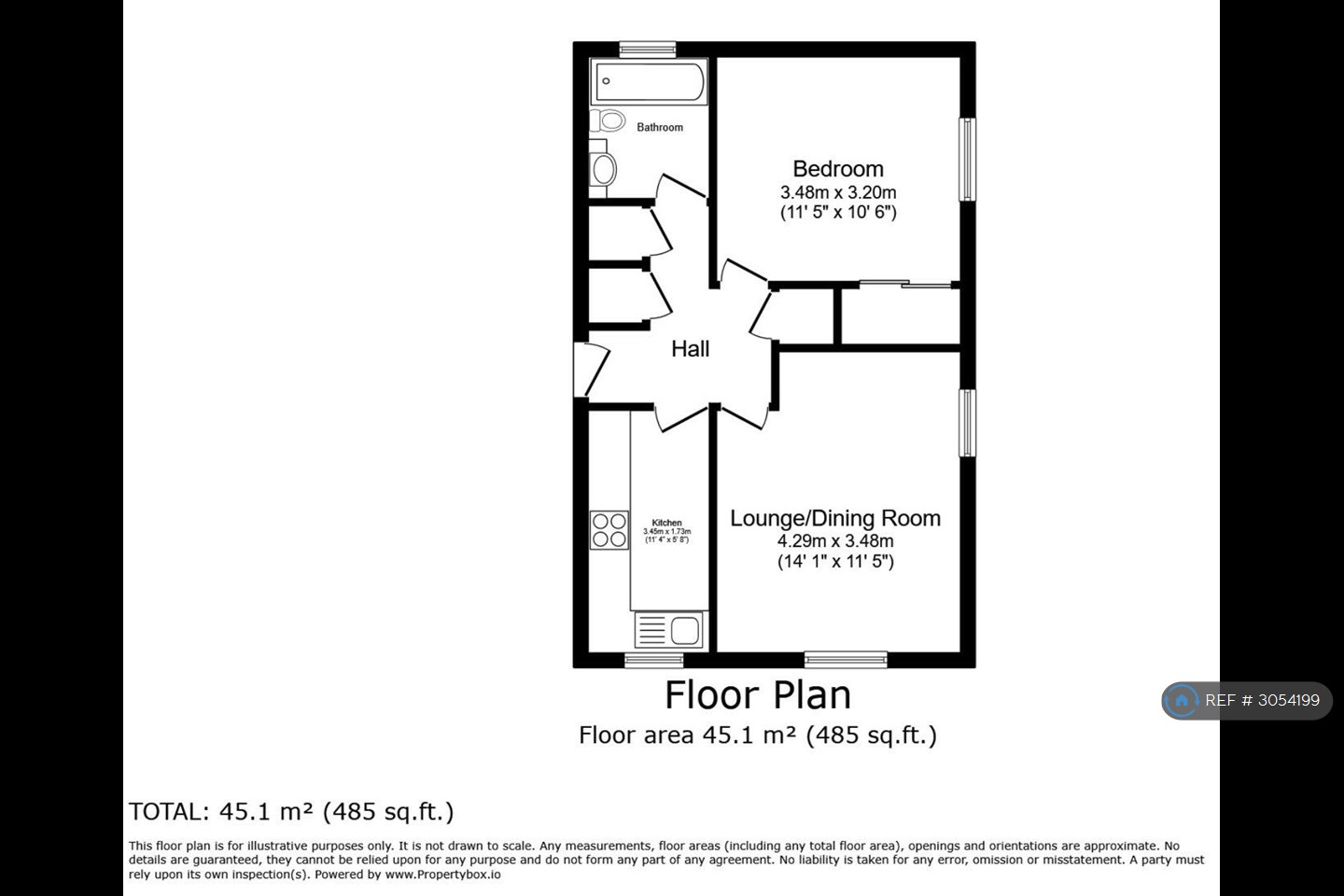 South Brook Court, London Road, Bedford floorplan