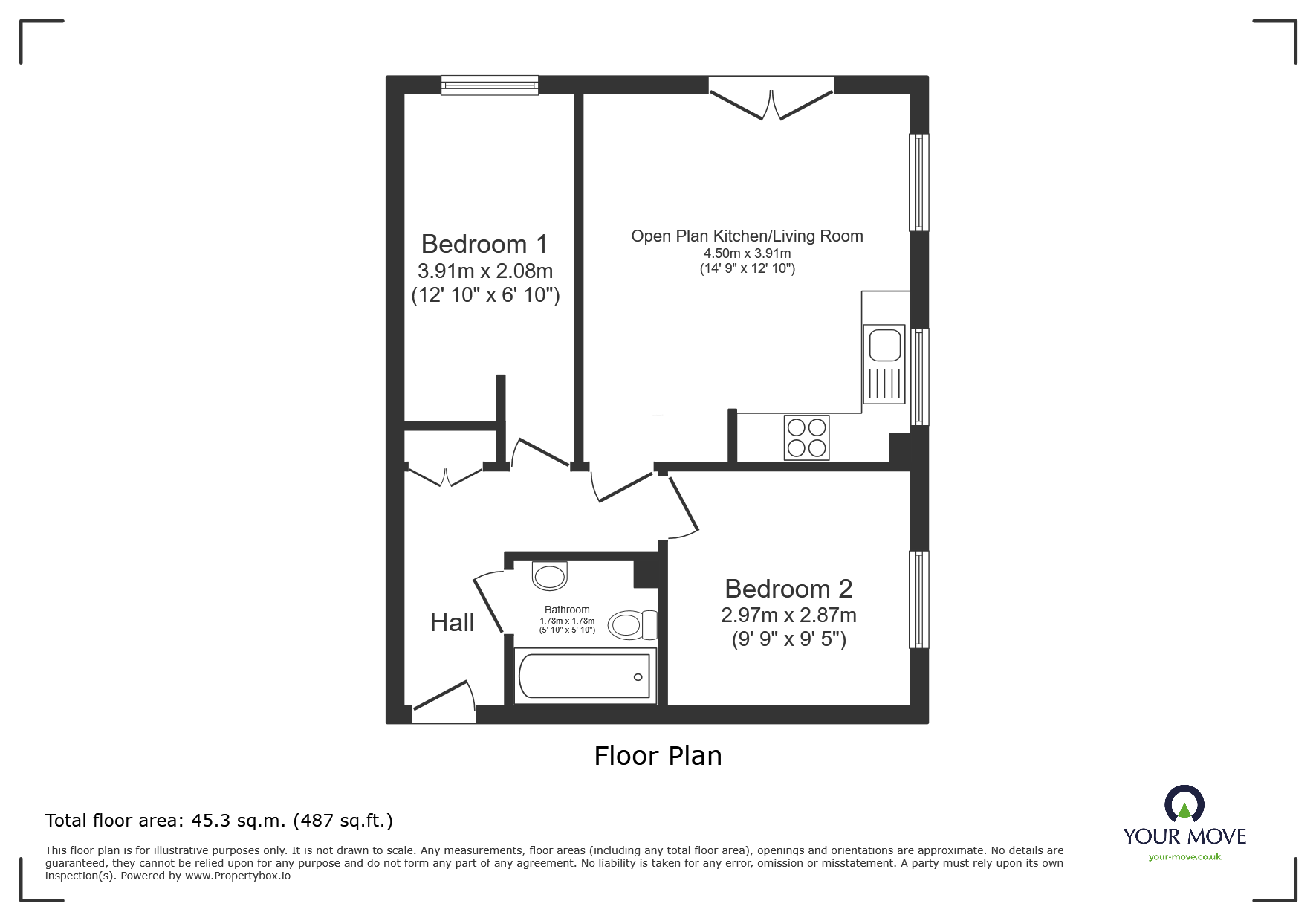 6, The Sycamores, Swadlincote floorplan