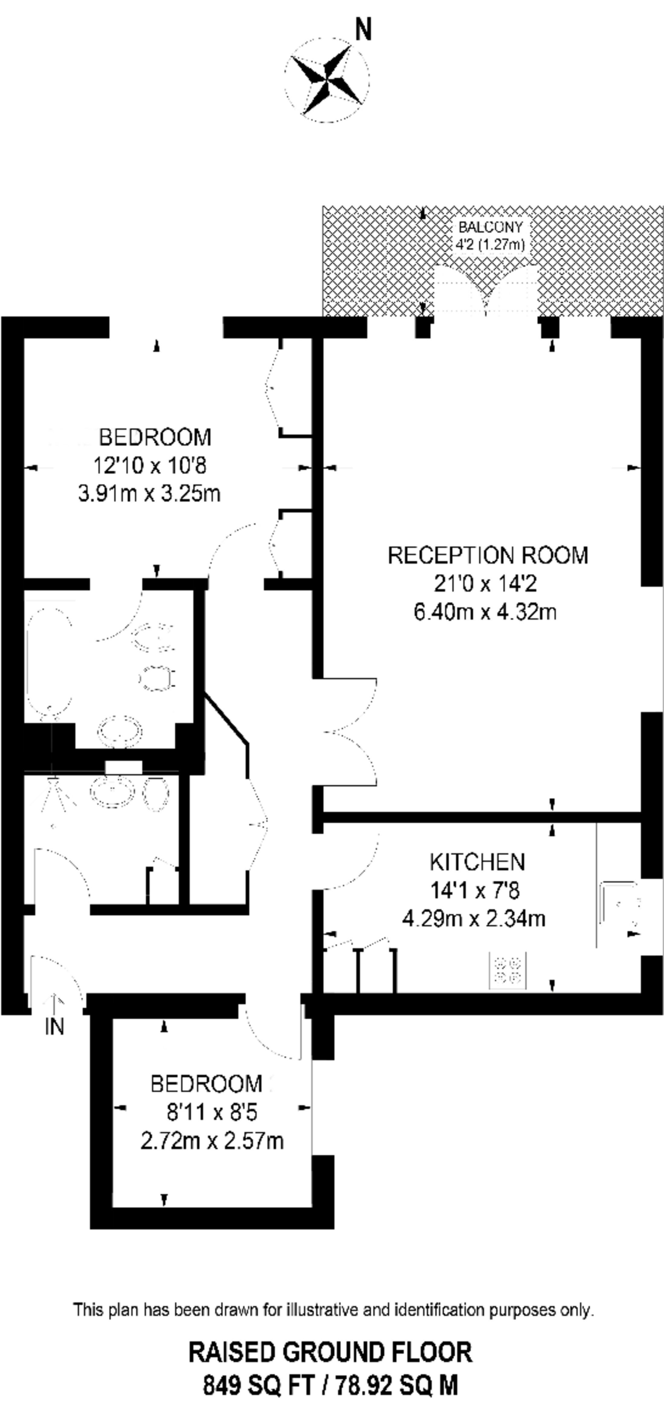 Roxeth Hill, Harrow floorplan