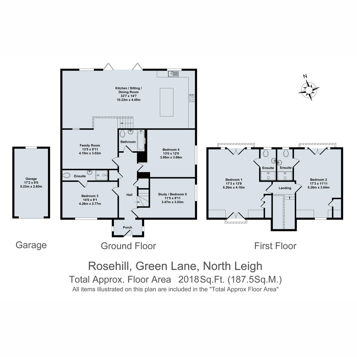Rosehill, Green Lane, North Leigh floorplan