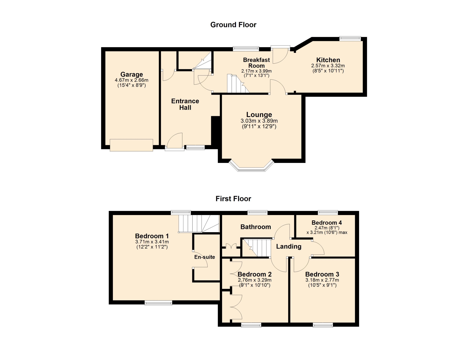 1, The Green, Daventry floorplan