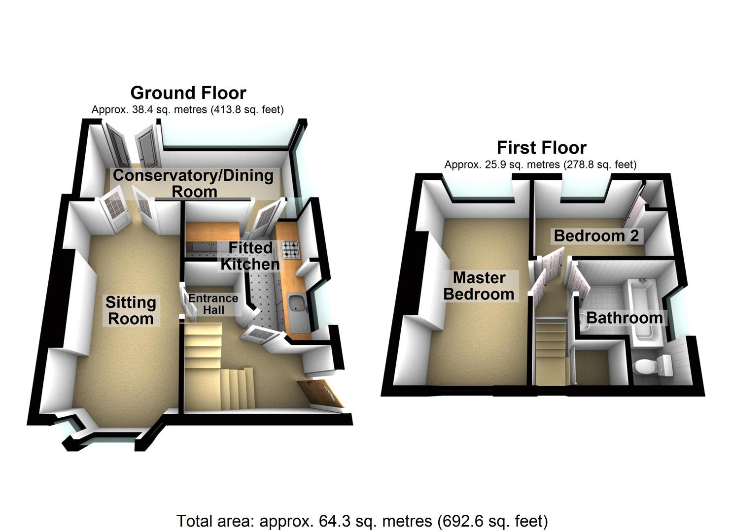 2 bed property for sale in Queens Road, Higher St. Budeaux, Plymouth