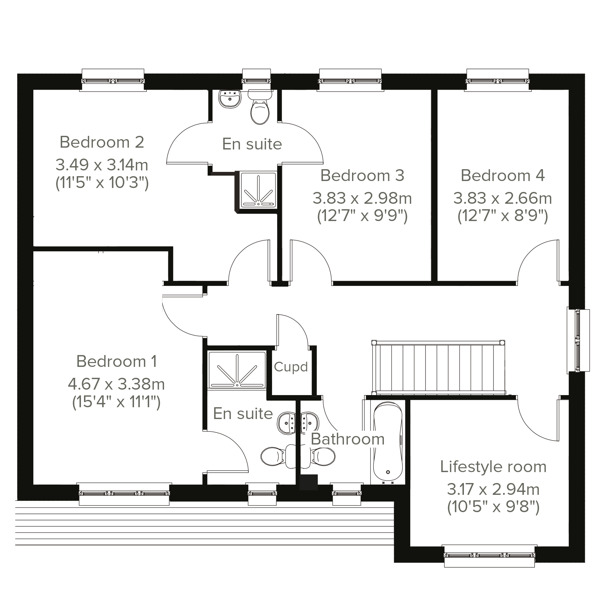 26, Borrowstoun Road, Bo'ness floorplan