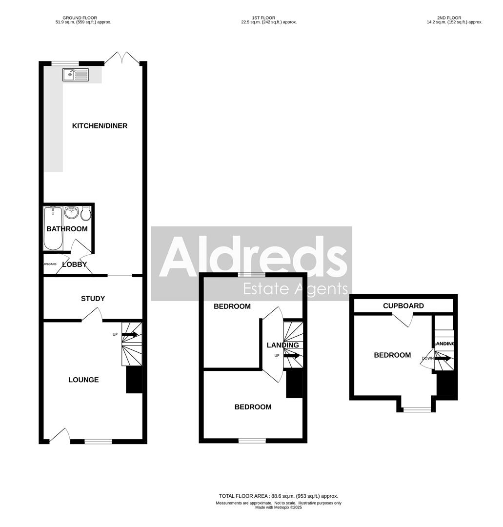 2 Seamans Cottages, Sidegate Road, Great Yarmouth floorplan