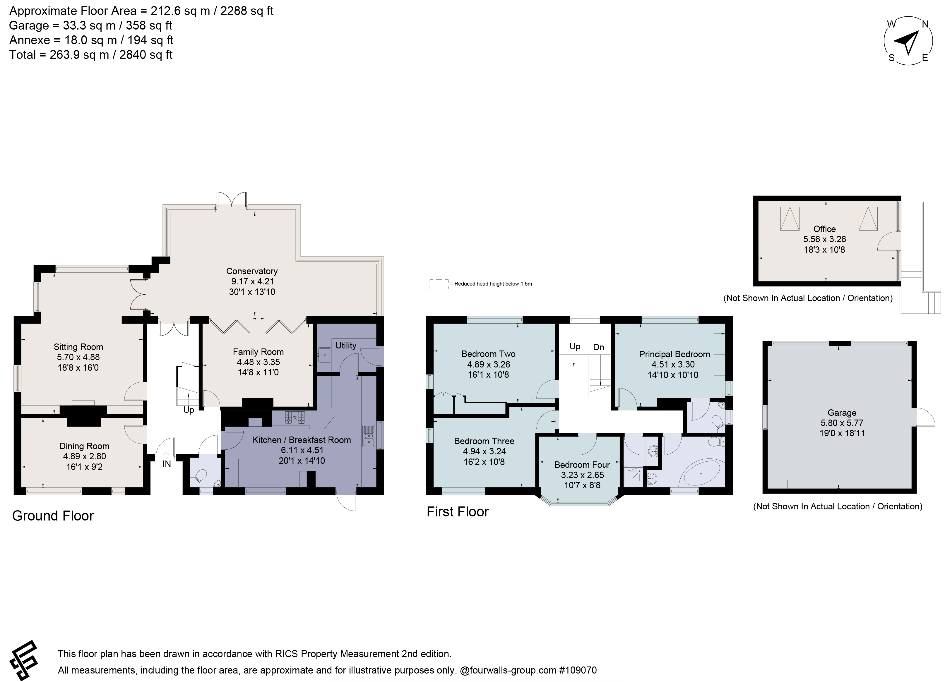 Orchard Lea,, Combe, United Kingdom floorplan