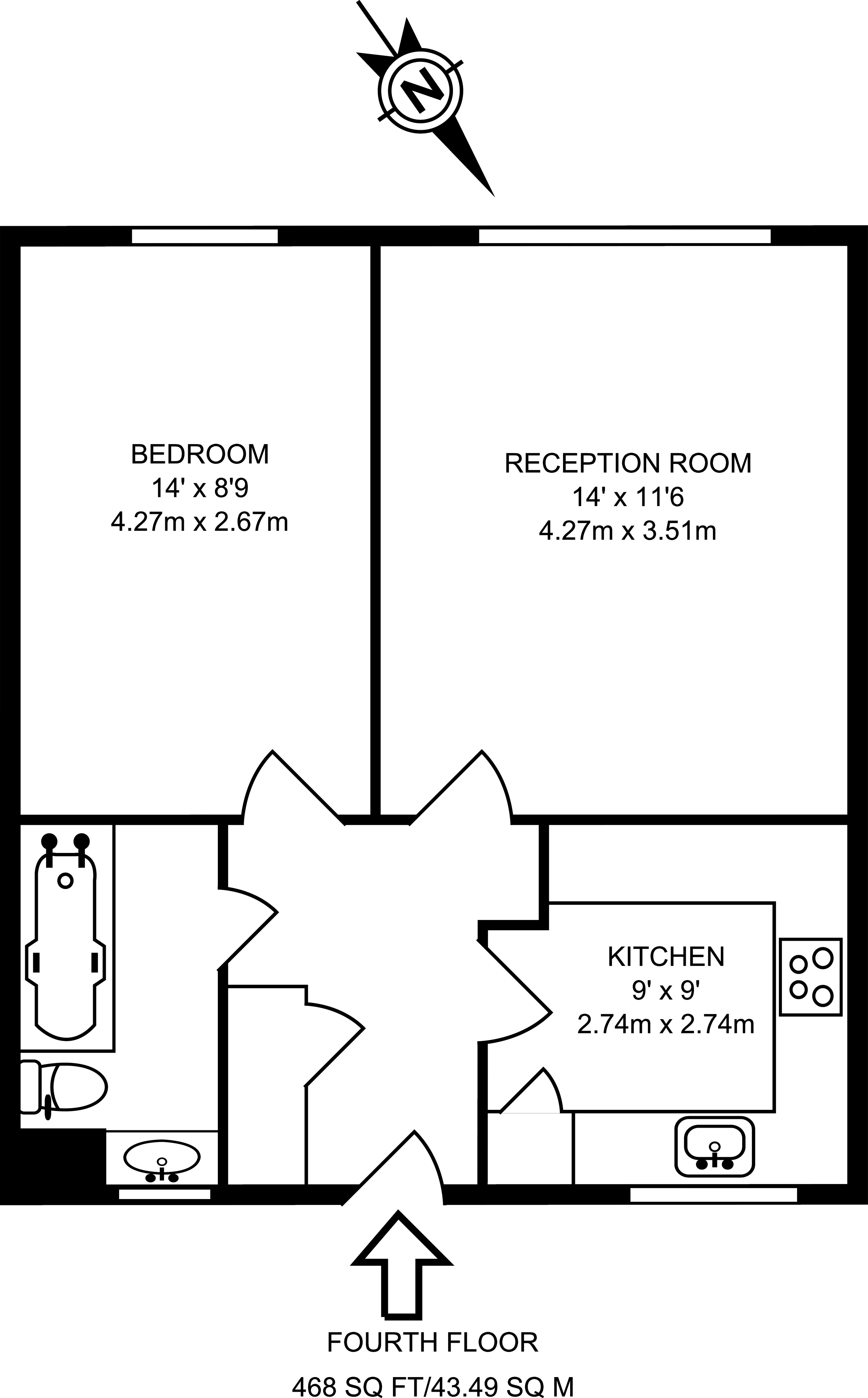 1 Bedrooms Flat to rent in Lever Street, Old Street EC1V