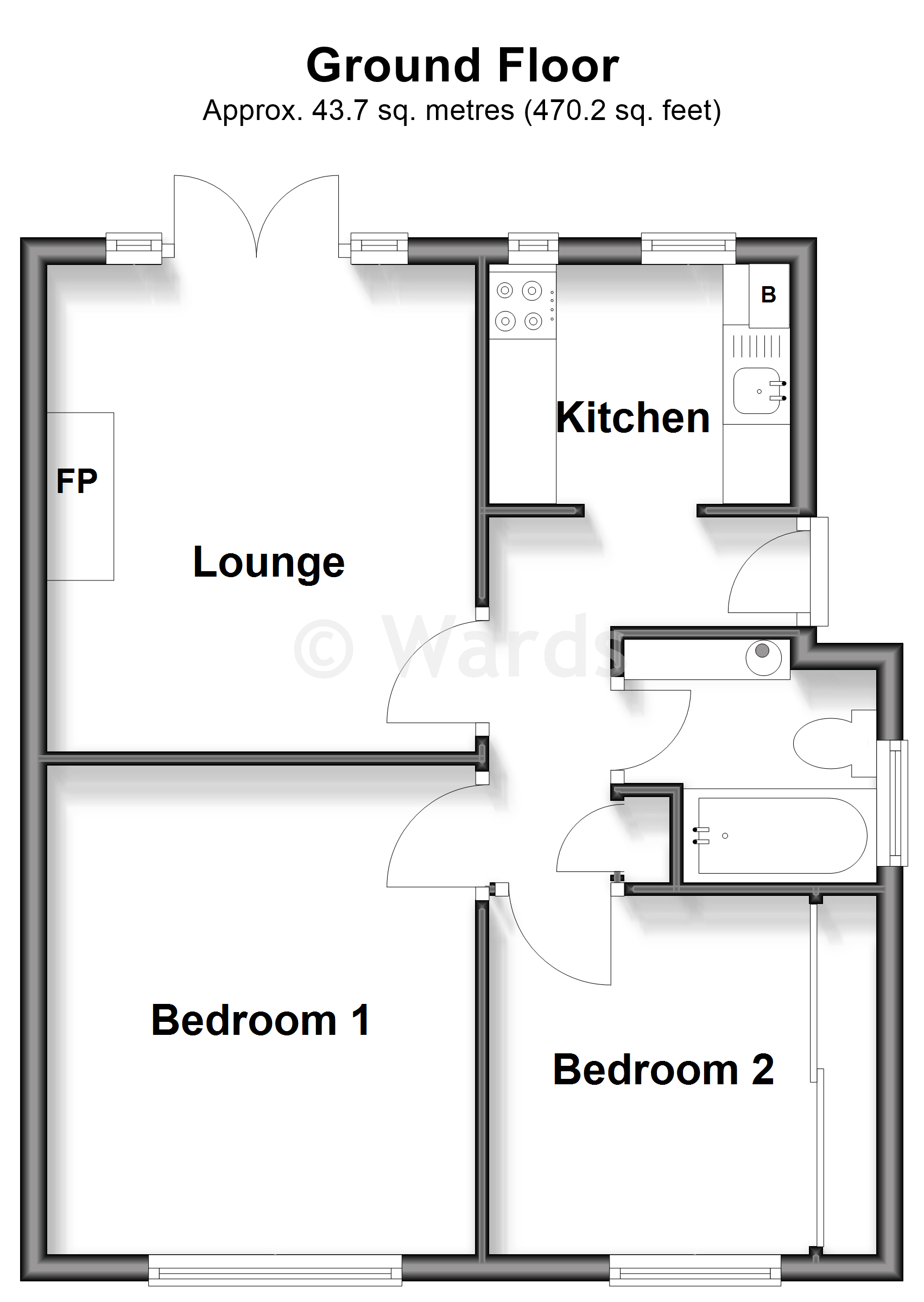 10, Vale Drive, Chatham floorplan