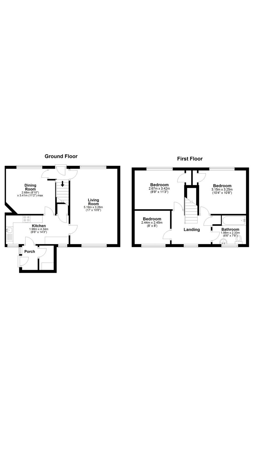 28, Longfellow Street, Houghton-Le-Spring floorplan