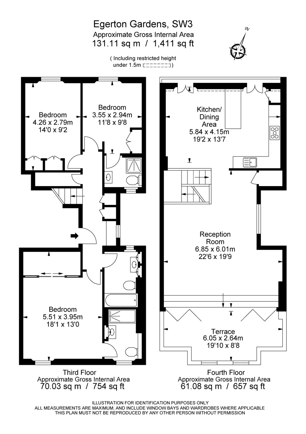 Egerton Gardens, London floorplan