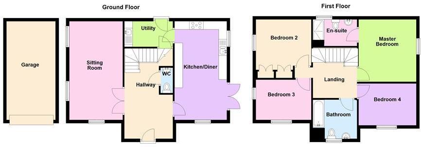 10, Meadow Way, Evesham floorplan