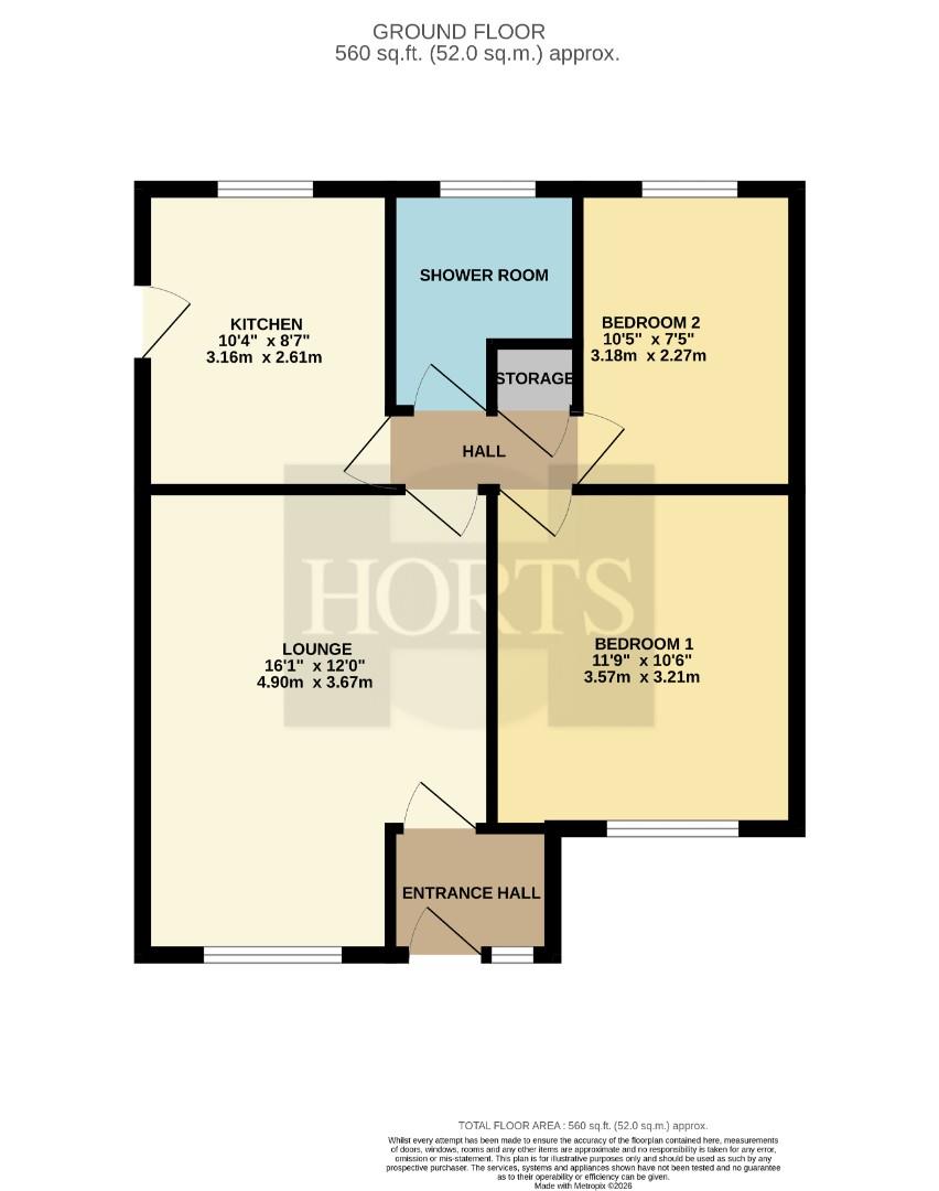 28, St. Marys Way, Northampton floorplan