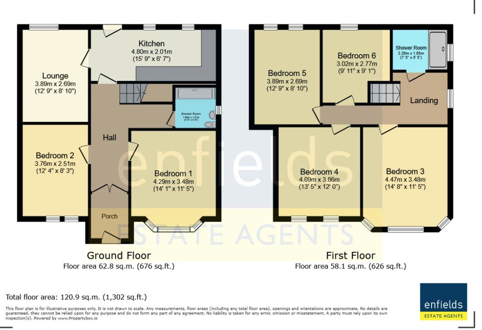 171 Alma Road, Bournemouth floorplan
