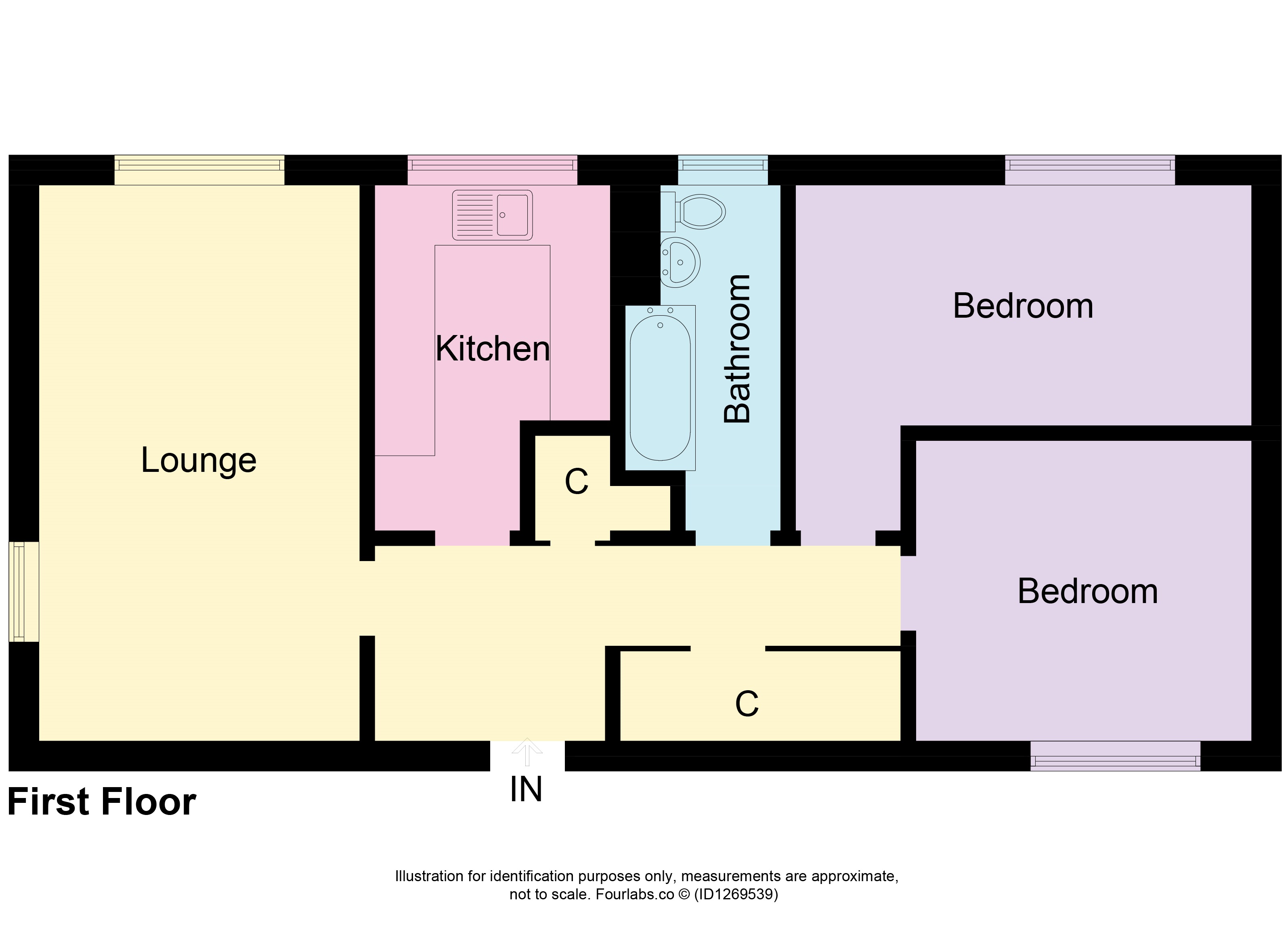 186, Charles Avenue, Arbroath floorplan