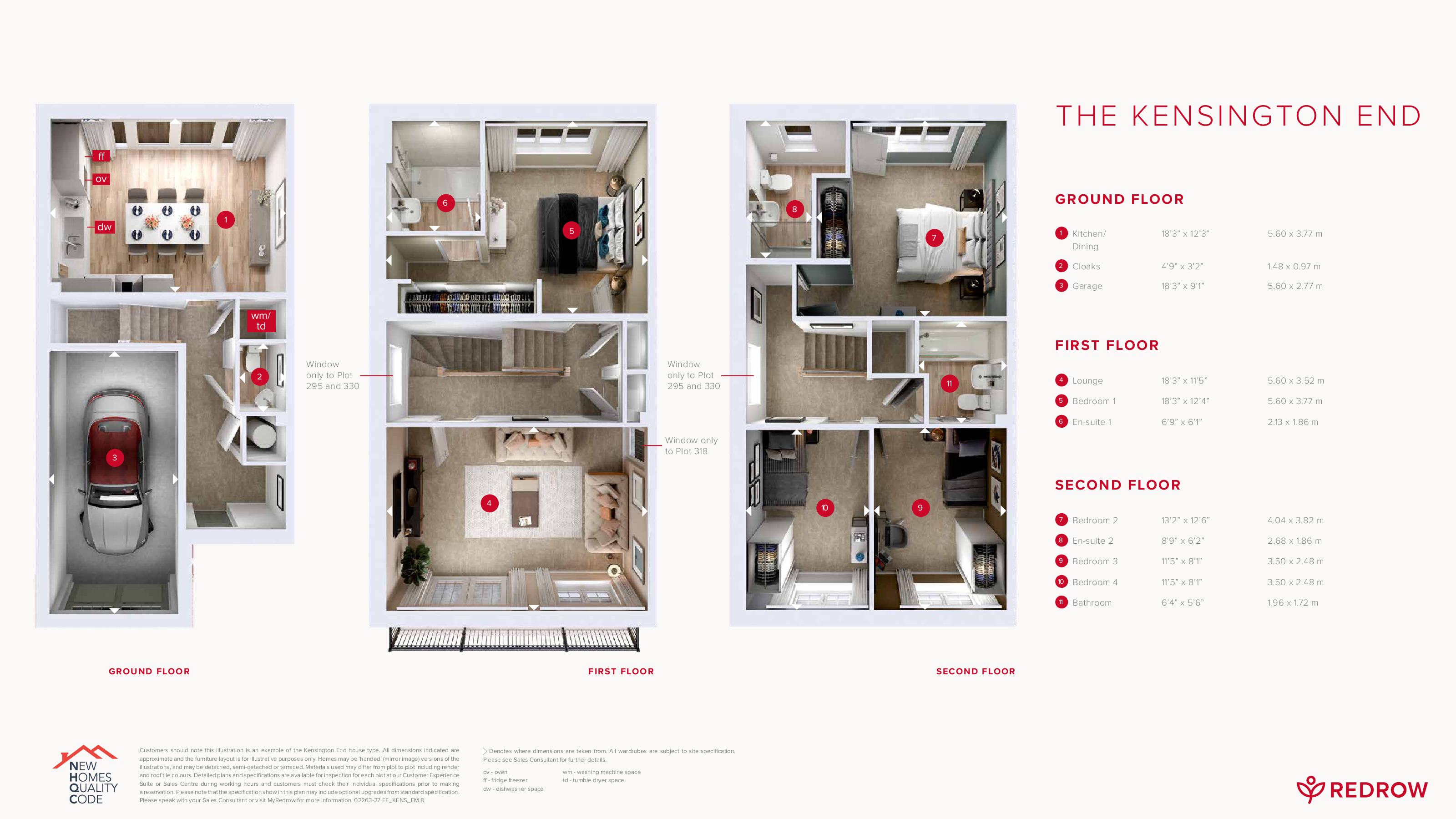2803-292, Roman Way, Rochester floorplan
