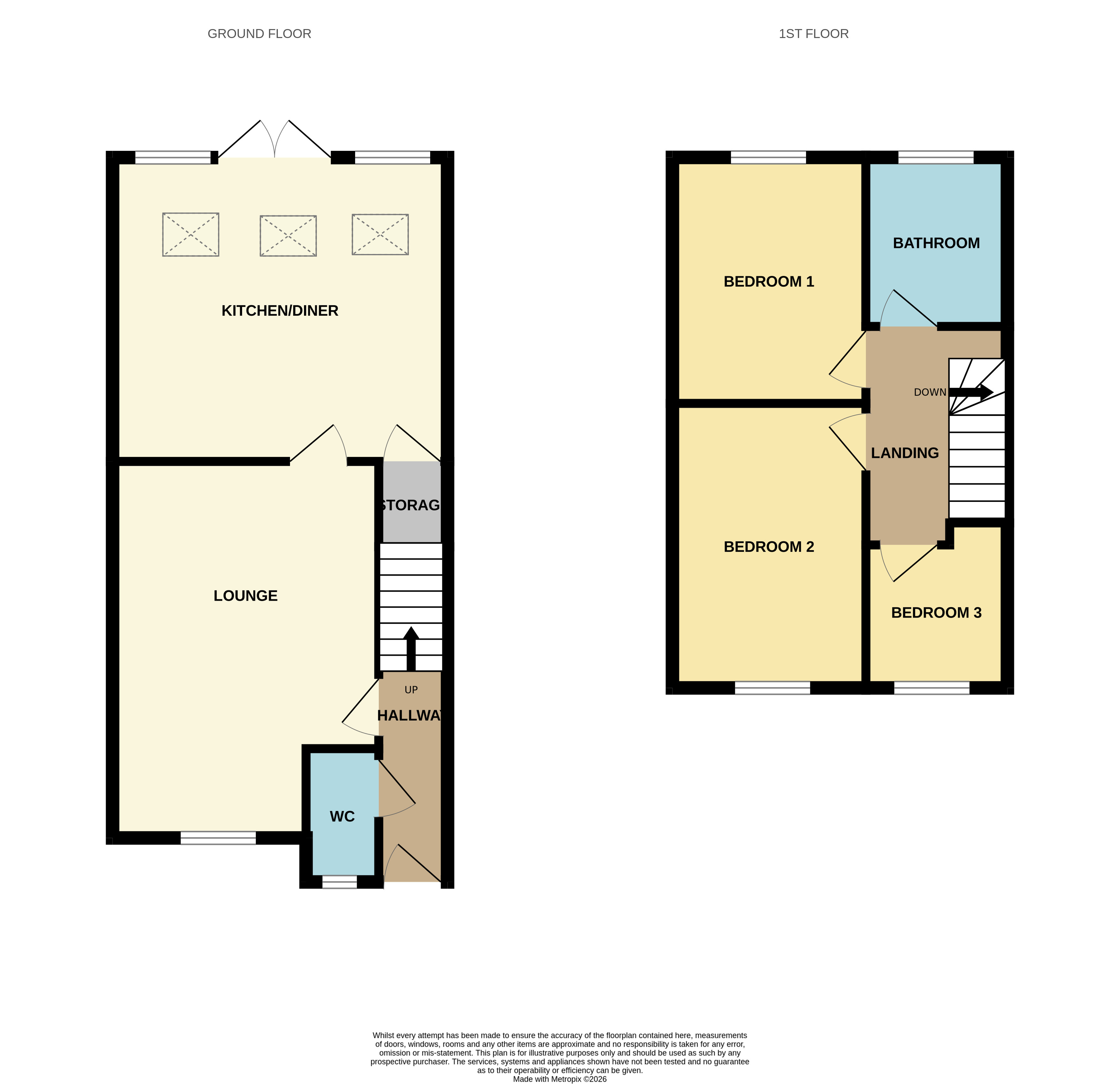 18, Caspian Way, Warwickshire floorplan