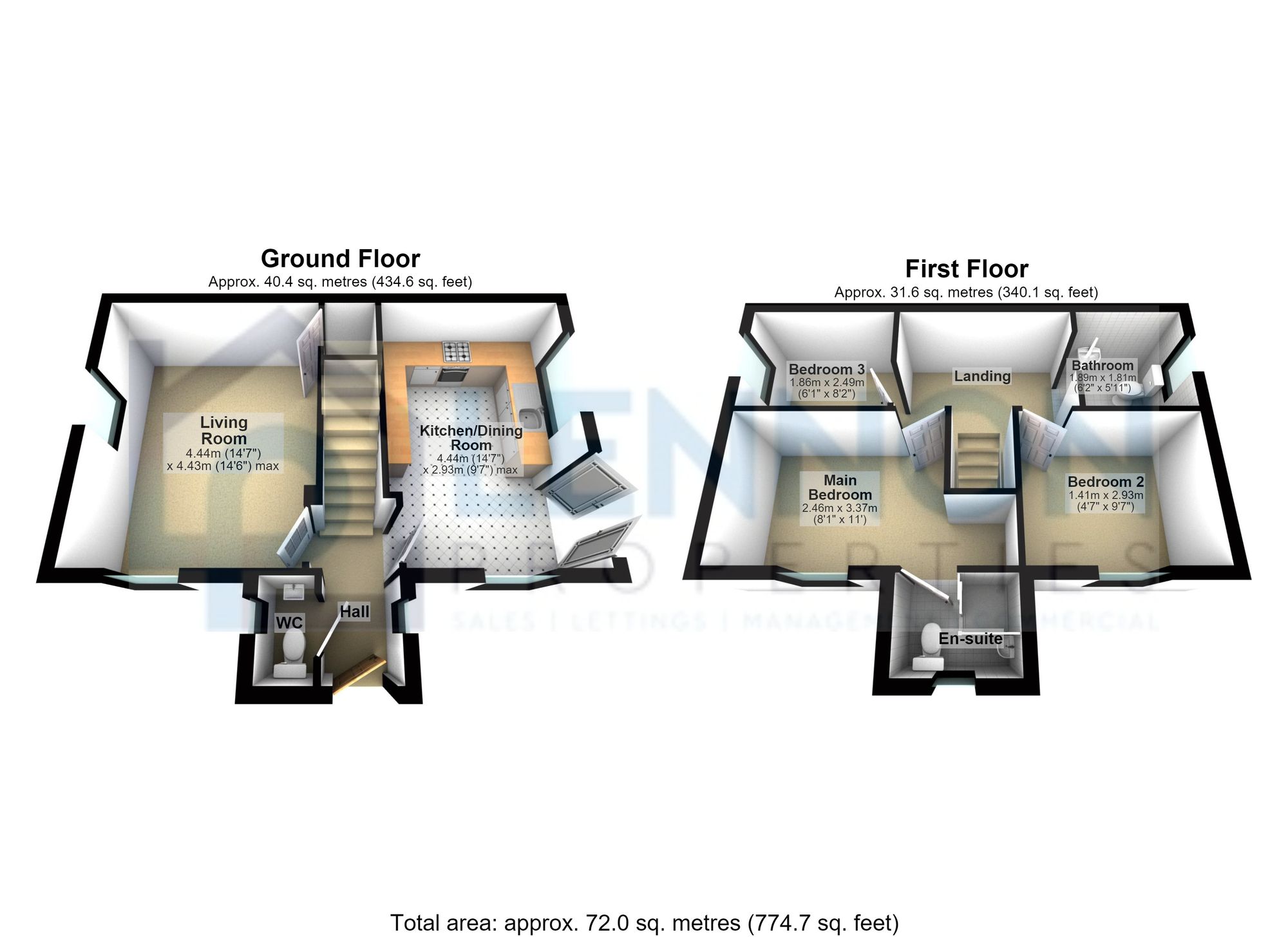 9 Bates Avenue, Blyth floorplan