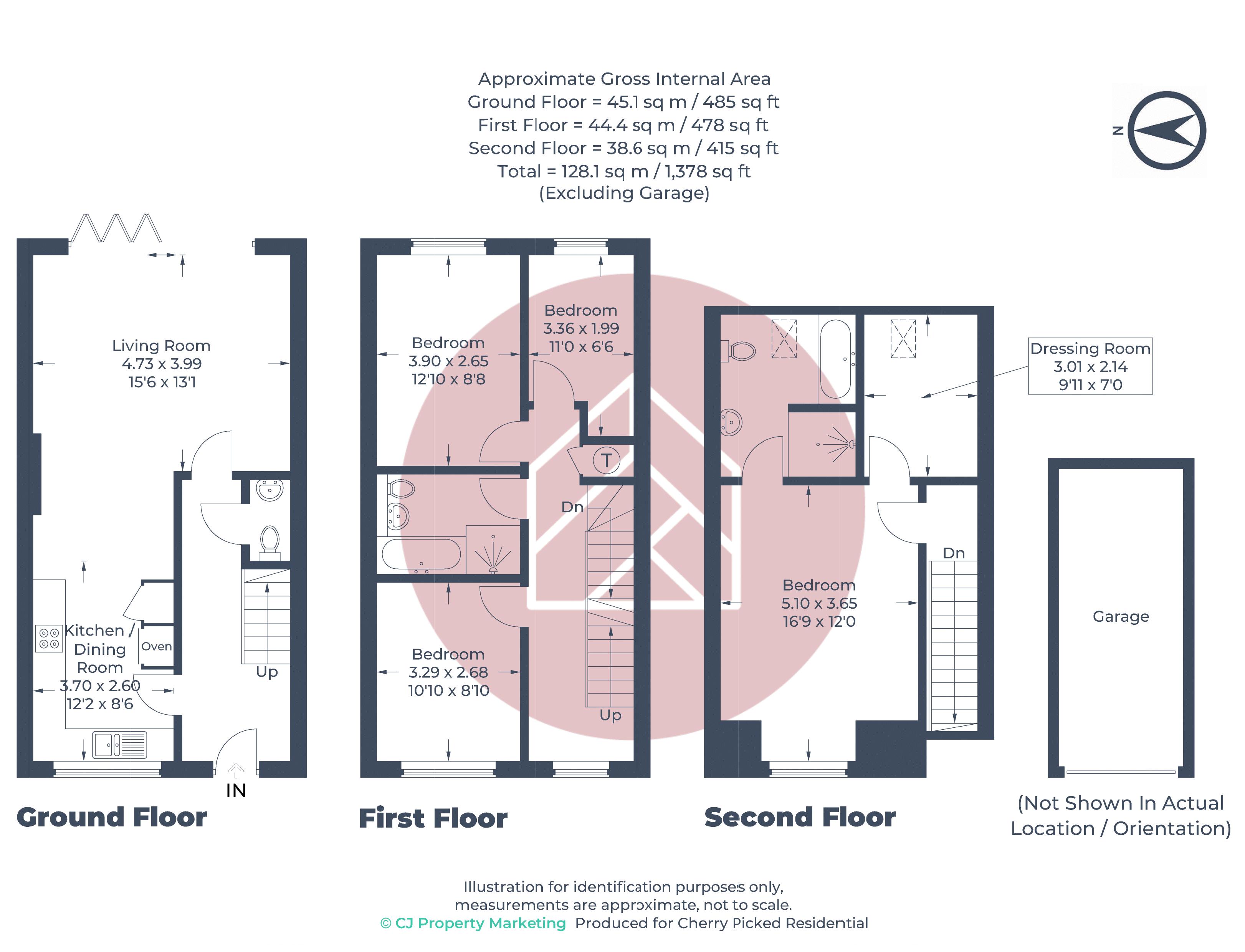 14, Cooper Close, Bicester floorplan