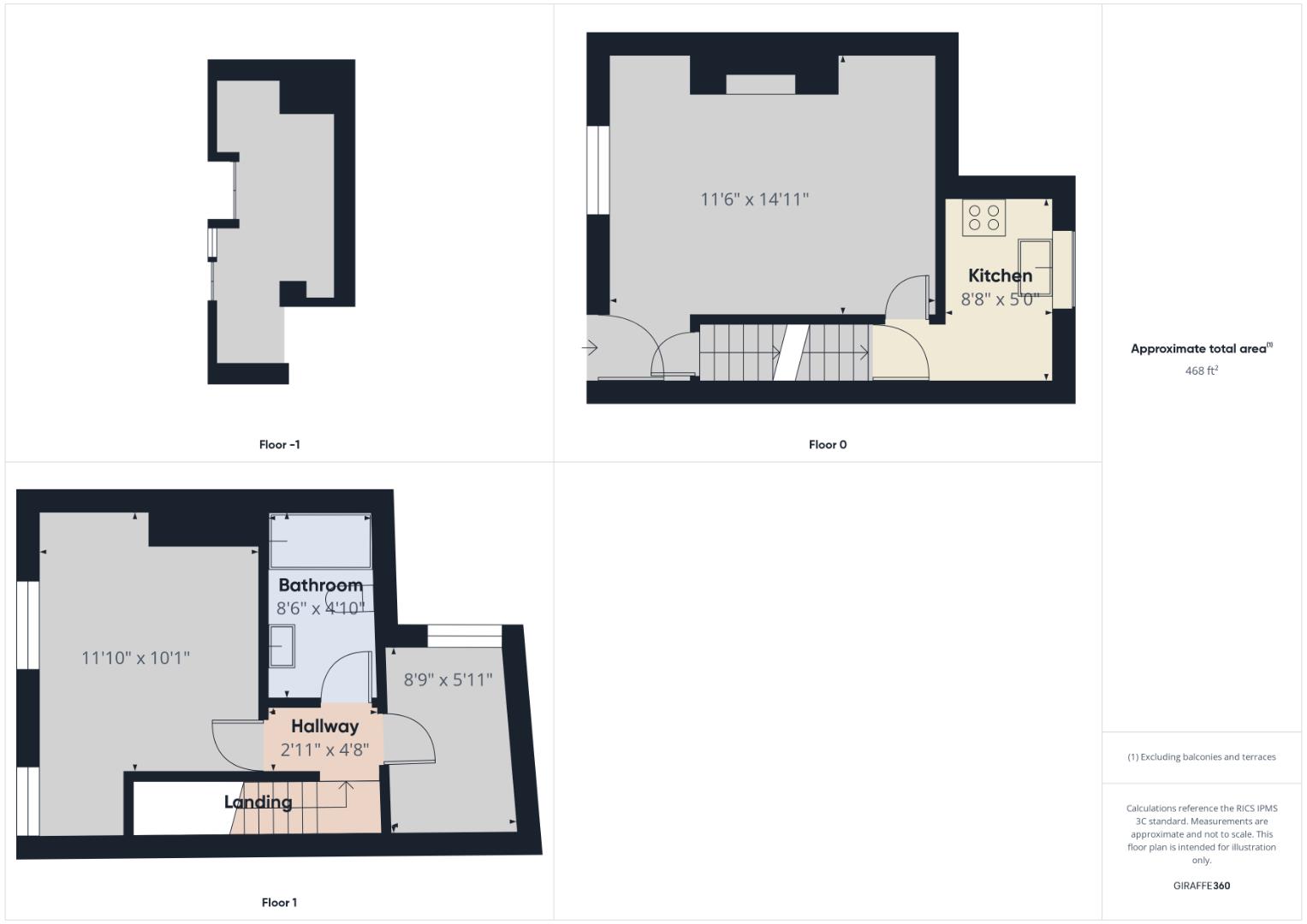 2, Walter Street, Bradford floorplan