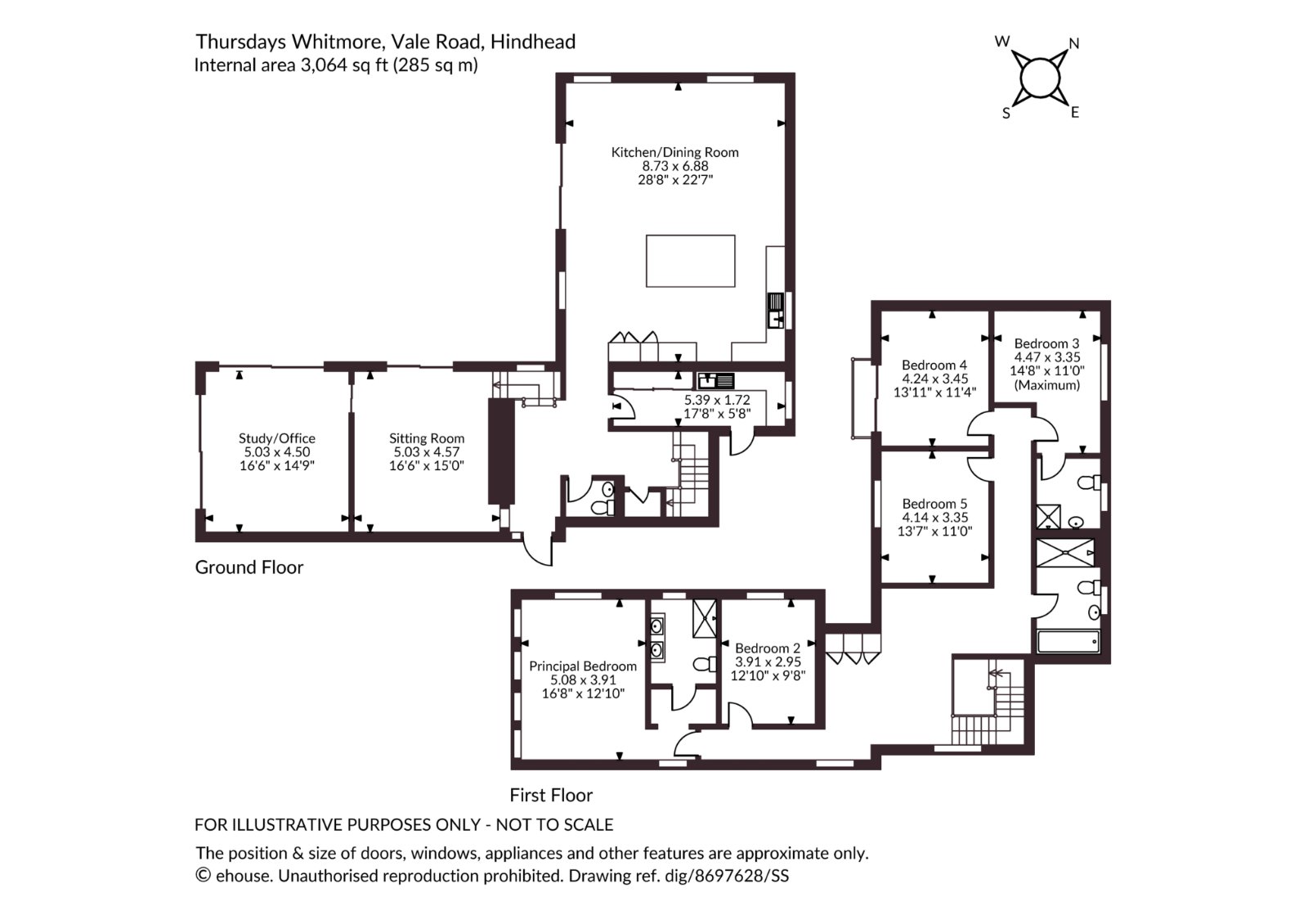 Thursdays,, Whitmore Vale Road, Surrey floorplan