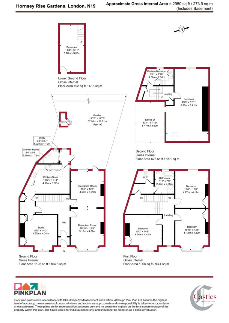24, Hornsey Rise Gardens, London floorplan