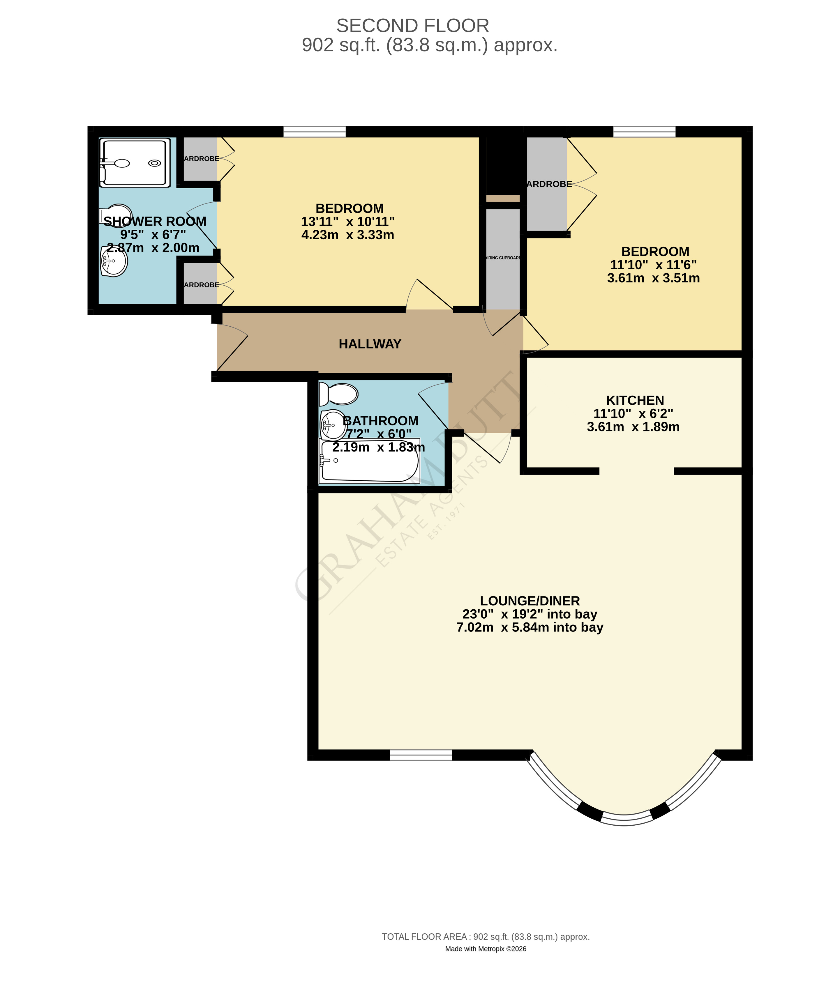 Flat 21, Nautilus,, Marine Parade, West Sussex floorplan