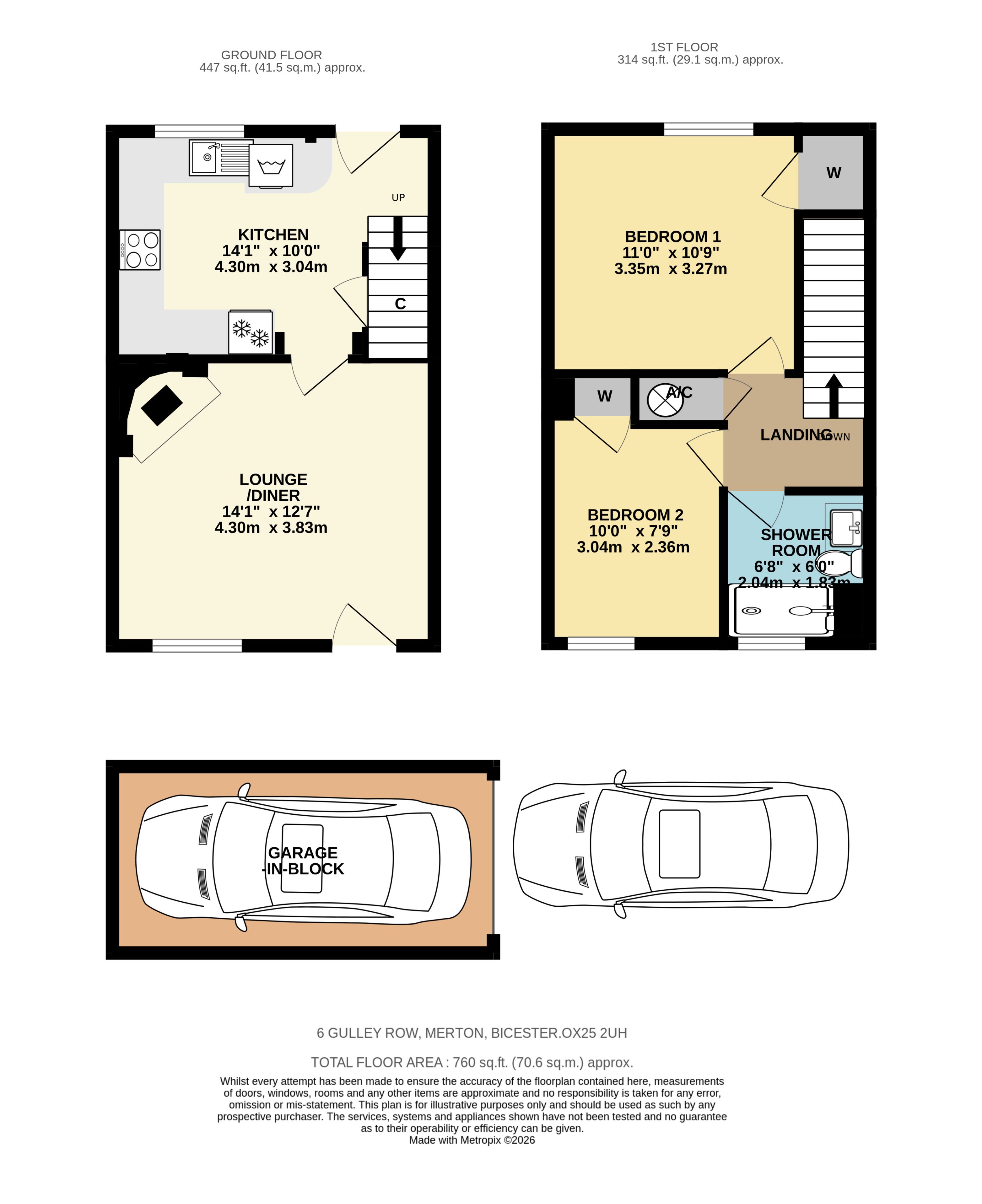 6, Gulley Row, Bicester floorplan