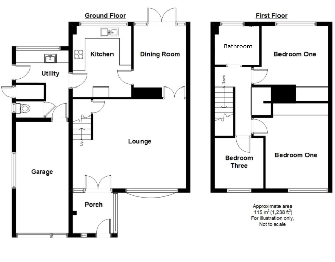 Baveney Road, Worcestershire floorplan