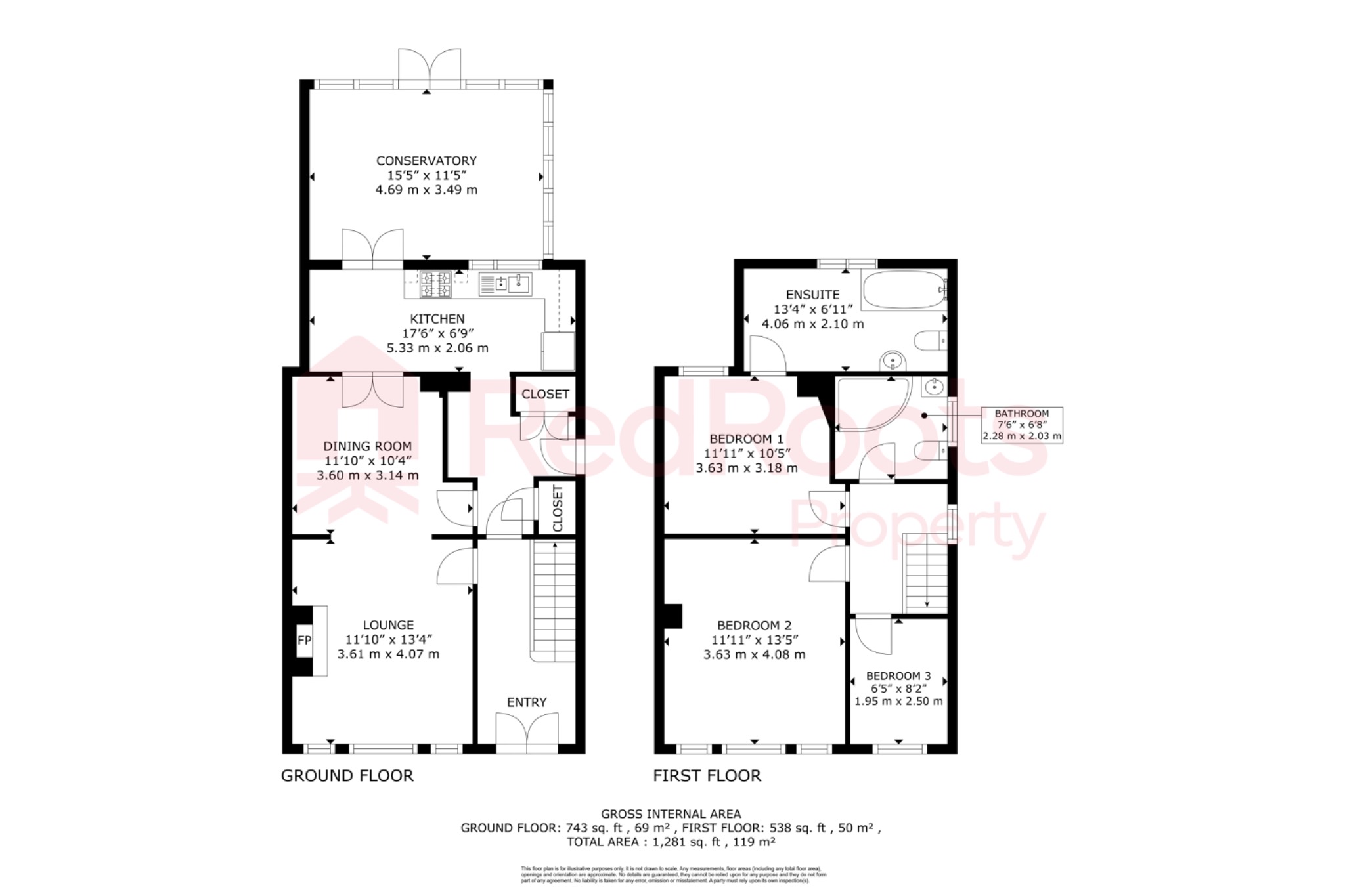 23 Stonecross Drive, Sprotbrough, South Yorkshire floorplan