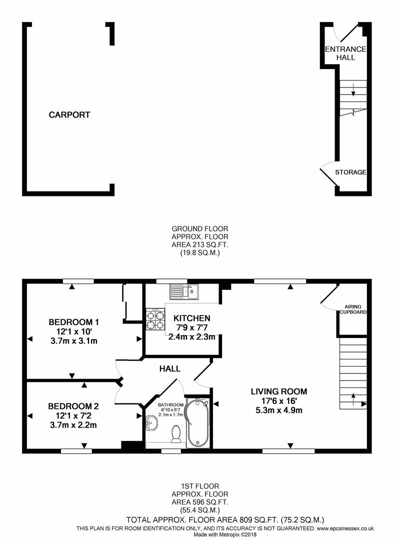 2 Bedrooms Flat for sale in Little Highwood Way, Brentwood CM14