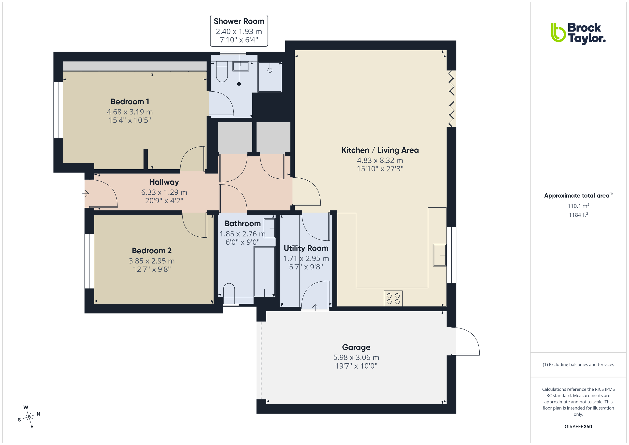 20 Owl Close, Billingshurst floorplan