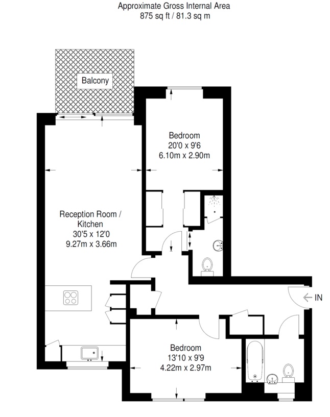 2 Bedrooms Flat to rent in Amberley Waterfront, Amberley Road, Little Venice W9