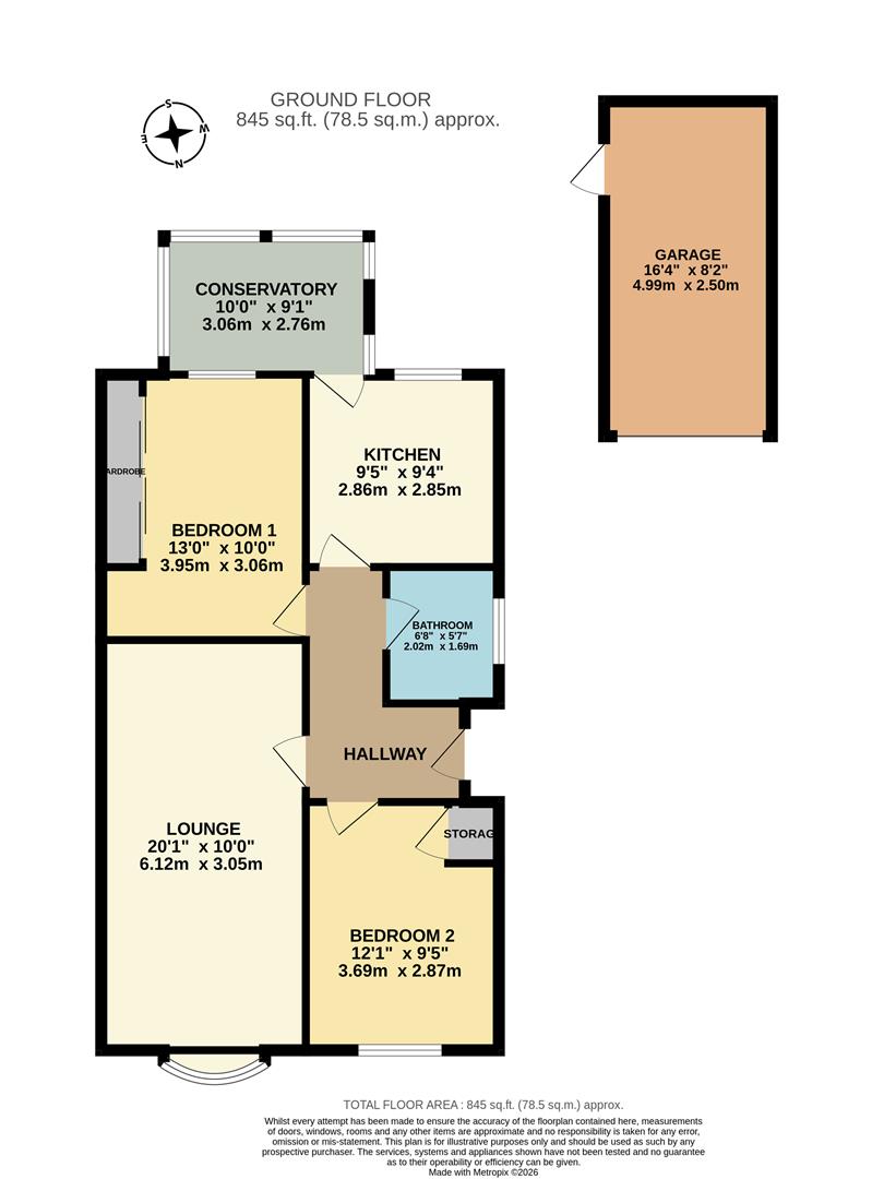 24, Lon Eirin, Abergele floorplan