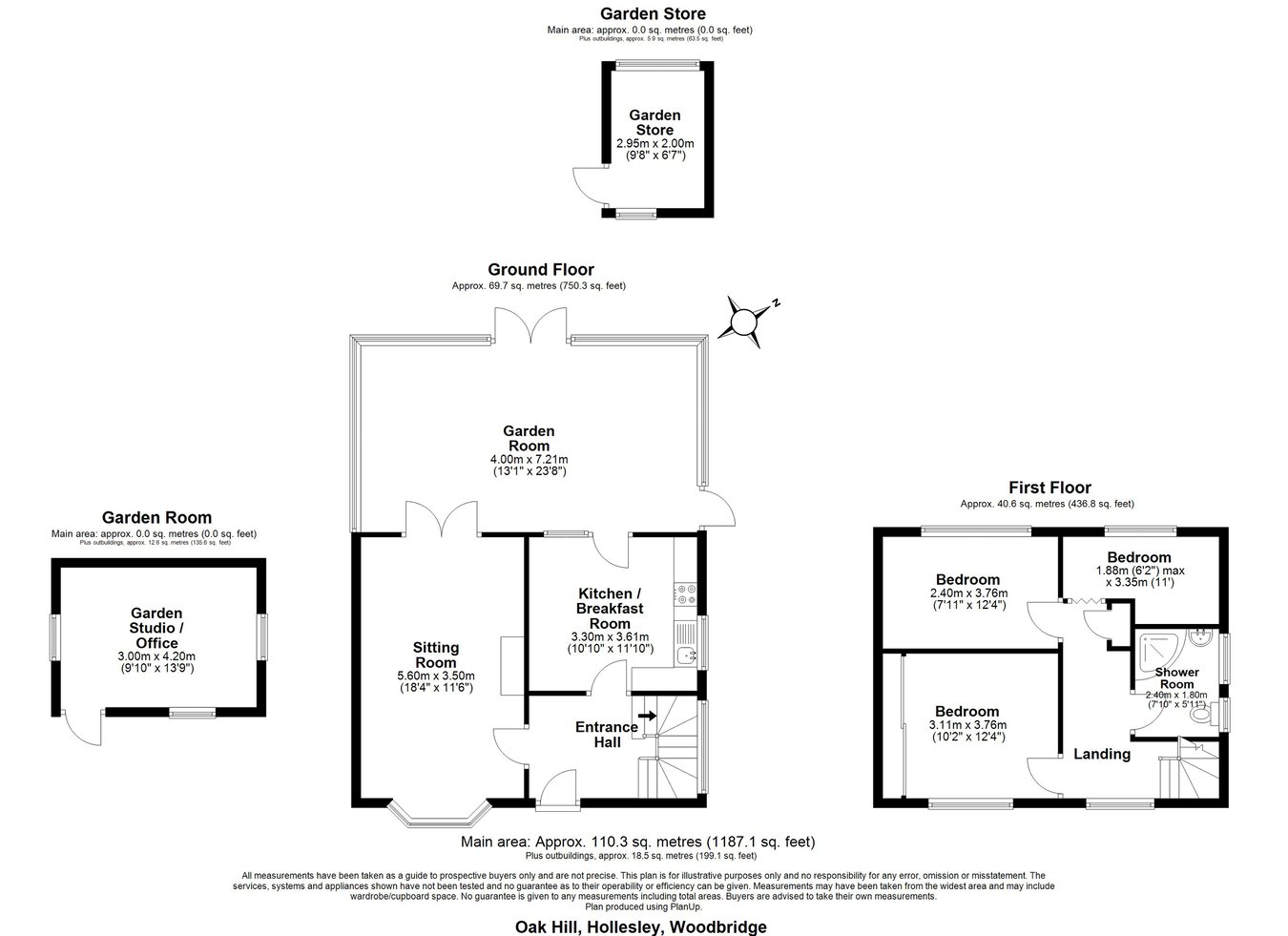 73, Oak Hill, Hollesley, Woodbridge floorplan