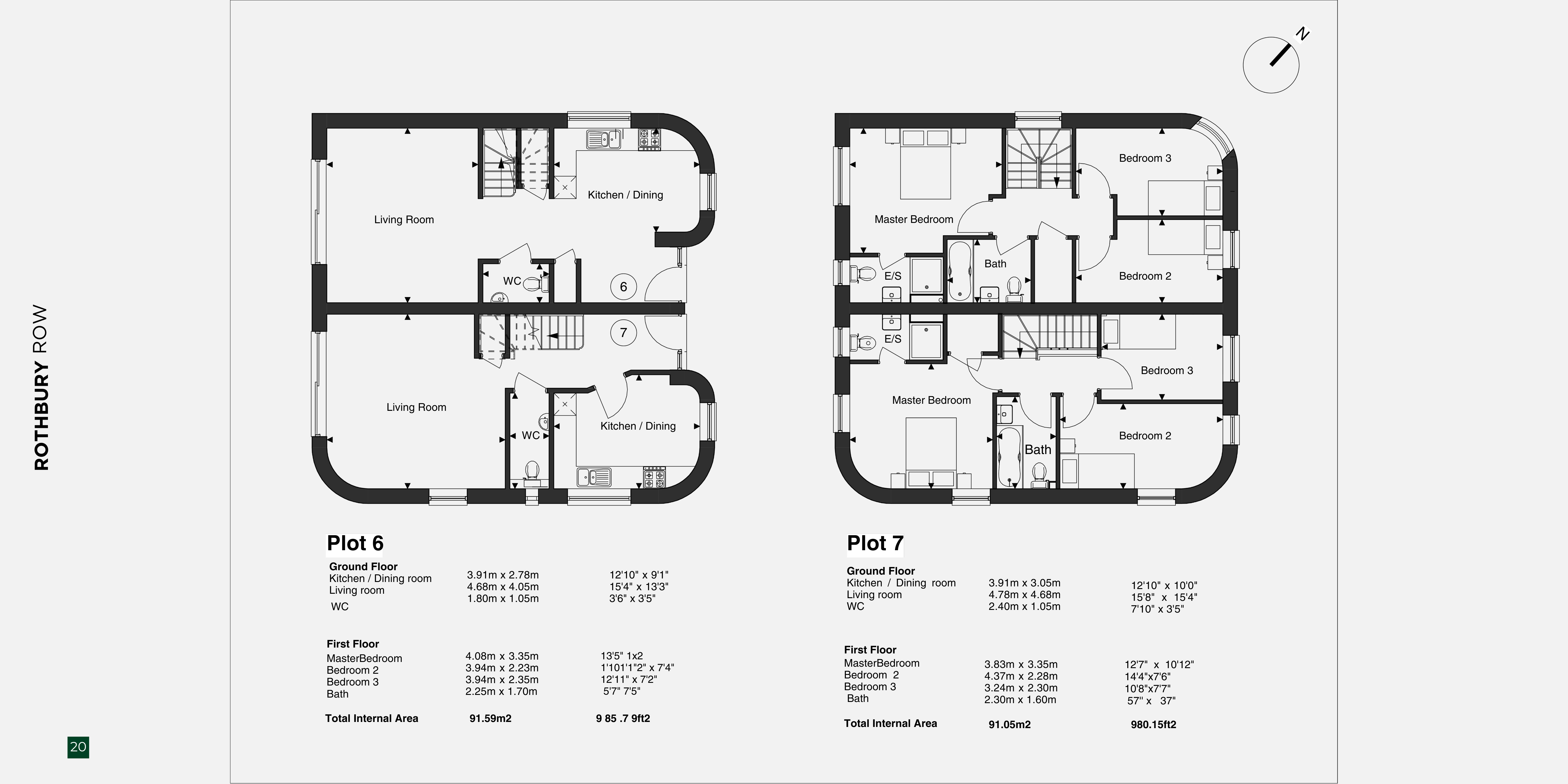 Unit 6 Rothbury Row,, Rothbury Gardens, Isleworth floorplan
